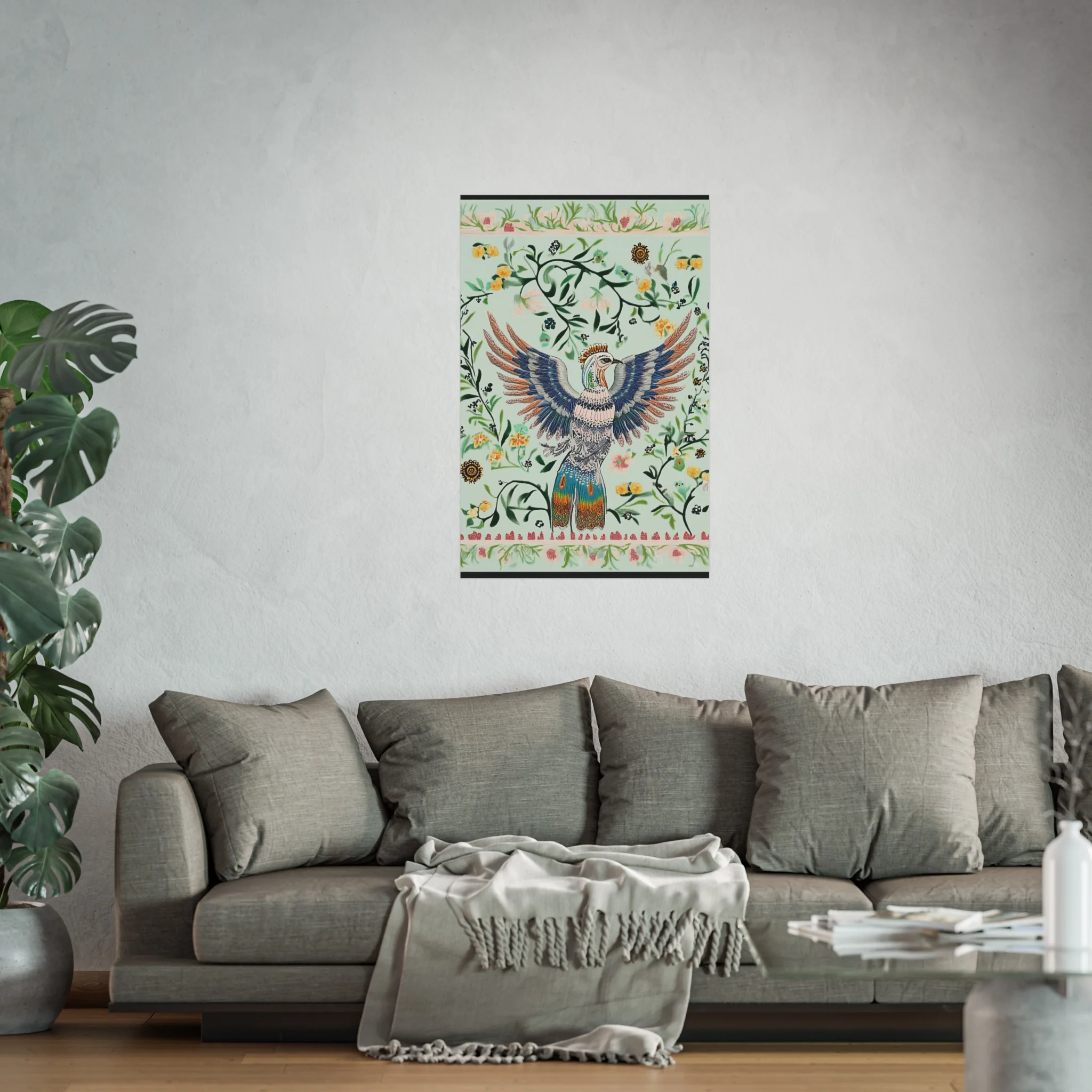 Garden Crest Bird Fine Art Poster - Image 45