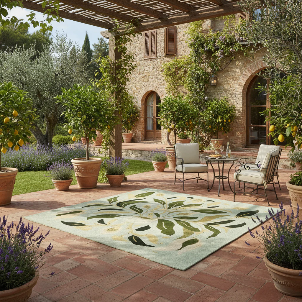 Garden Drift Form Hand Tufted Rug - Image 2