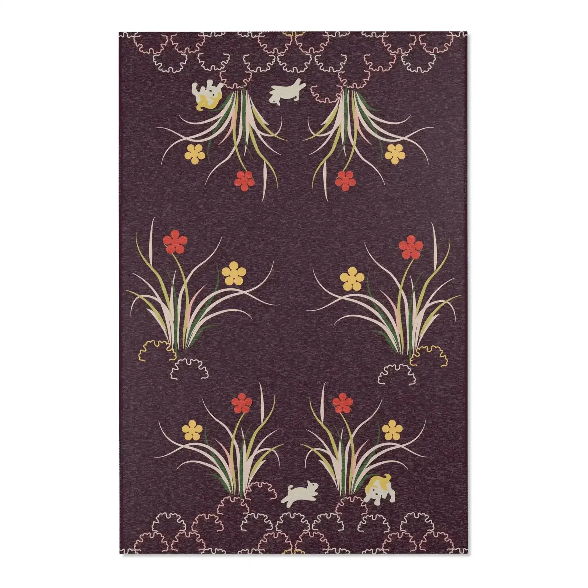 Garden Frolic Puppies Accent Rug - Image 3