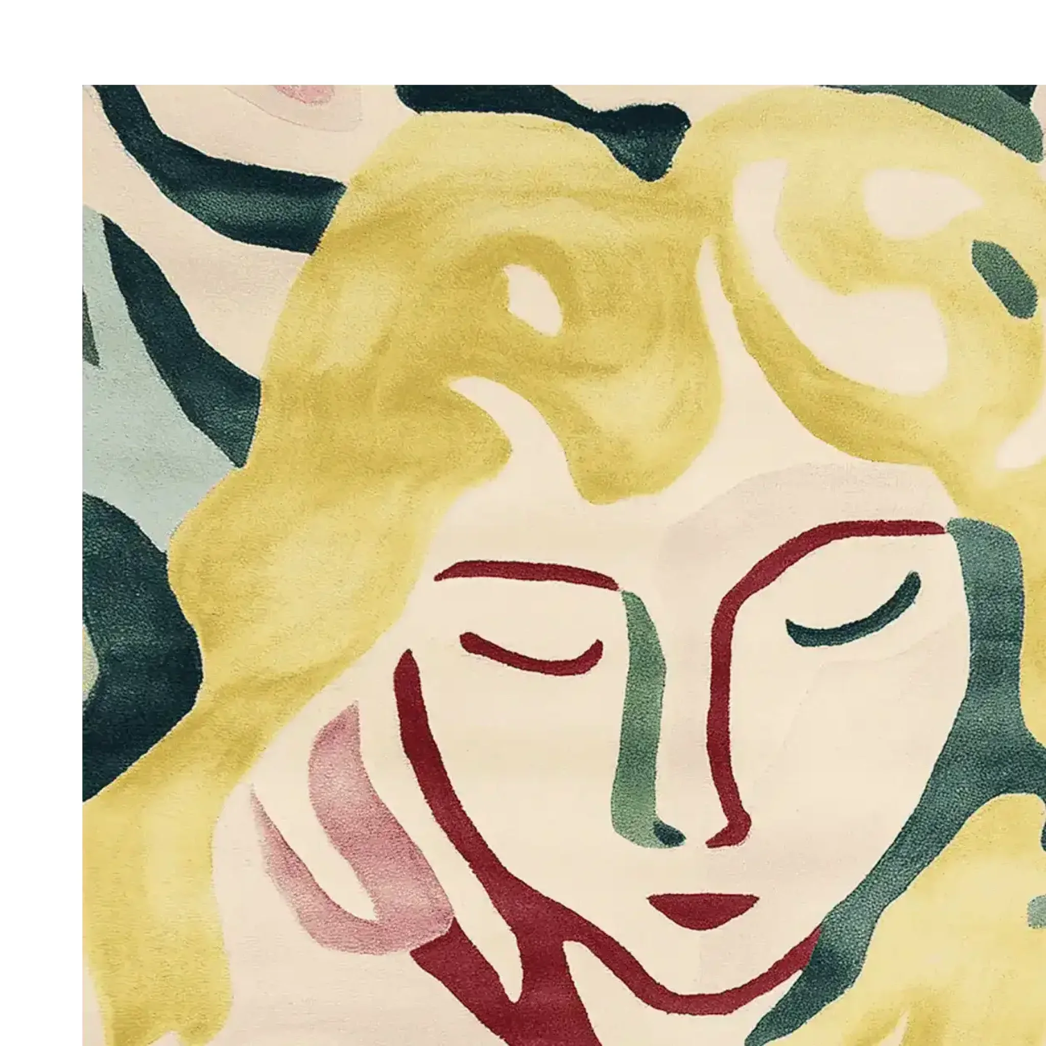 Garden Muse Abstract Hand Tufted Rug - Image 3