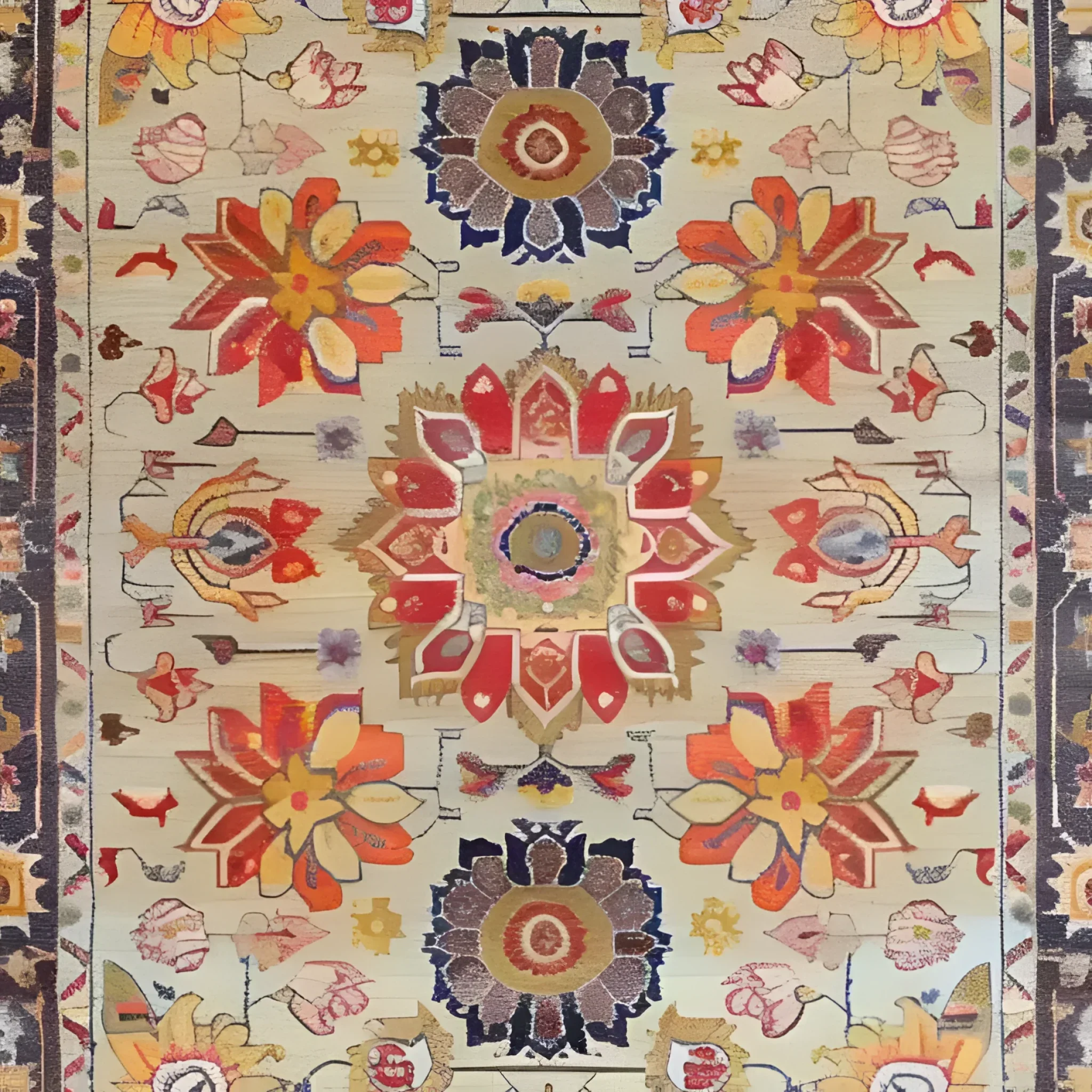 Garden of Elegance Hand Knotted Area Rug - Image 4