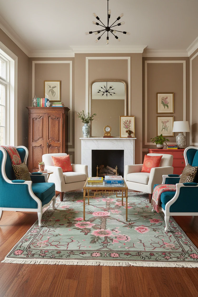 Garden of Serein Knotted Wool Rug - Image 2