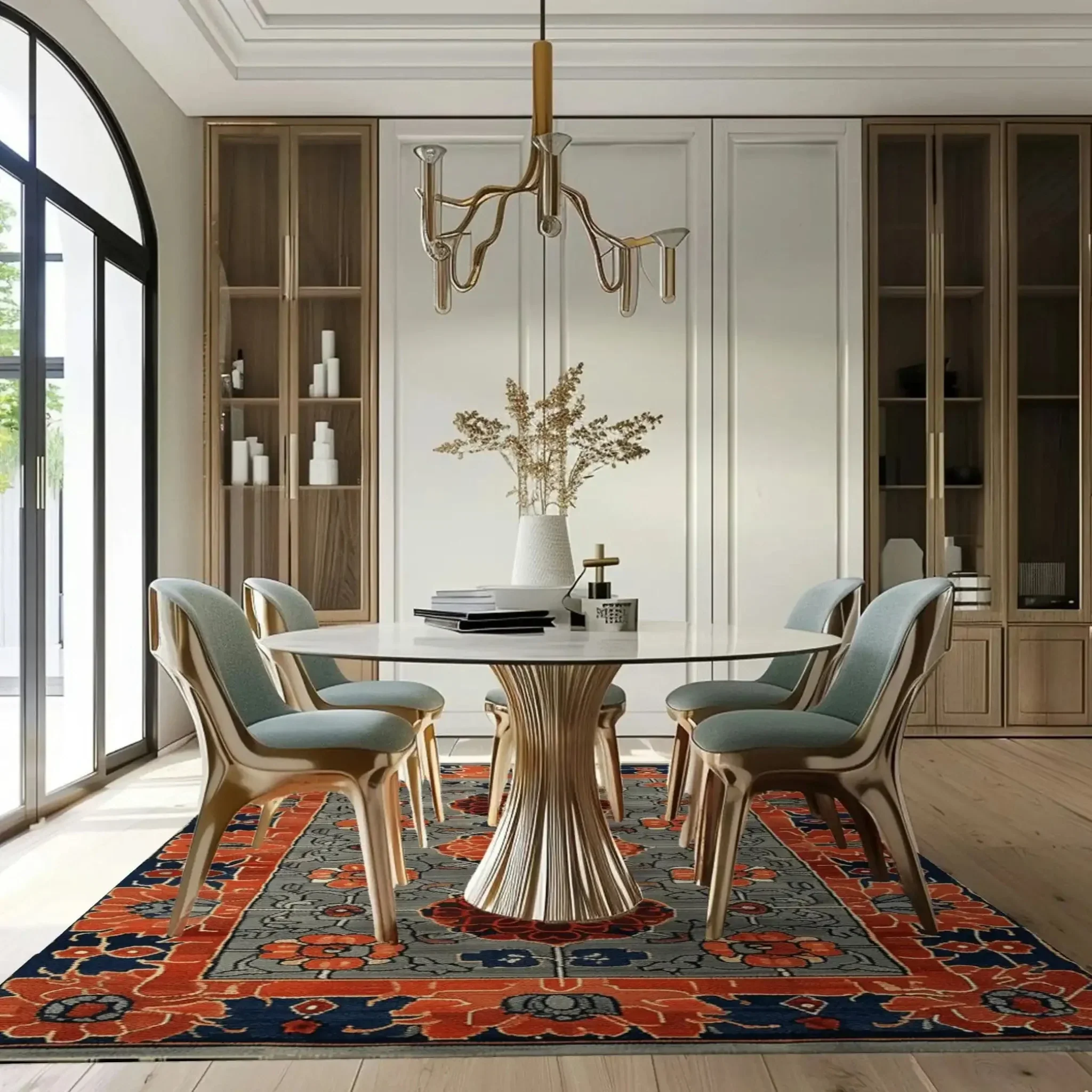Garden of Tradition Hand Tufted Rug - Image 4