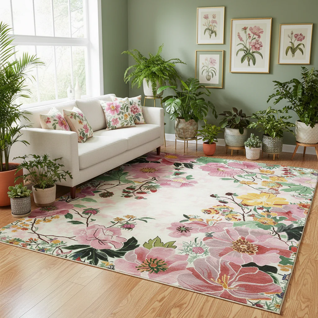 Garden of Wonders Hand Tufted Rug - Image 3