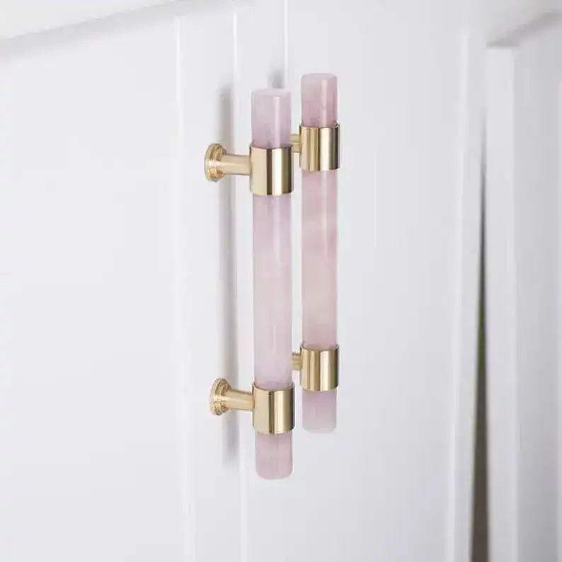 Genuine Marble Brass Cabinet Door Handles - Image 6