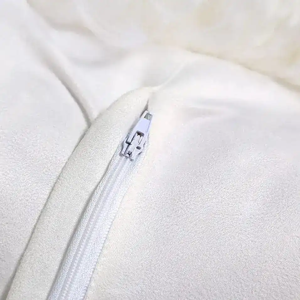 Genuine Mongolian Wool Lumbar Pillow Cover - Image 3