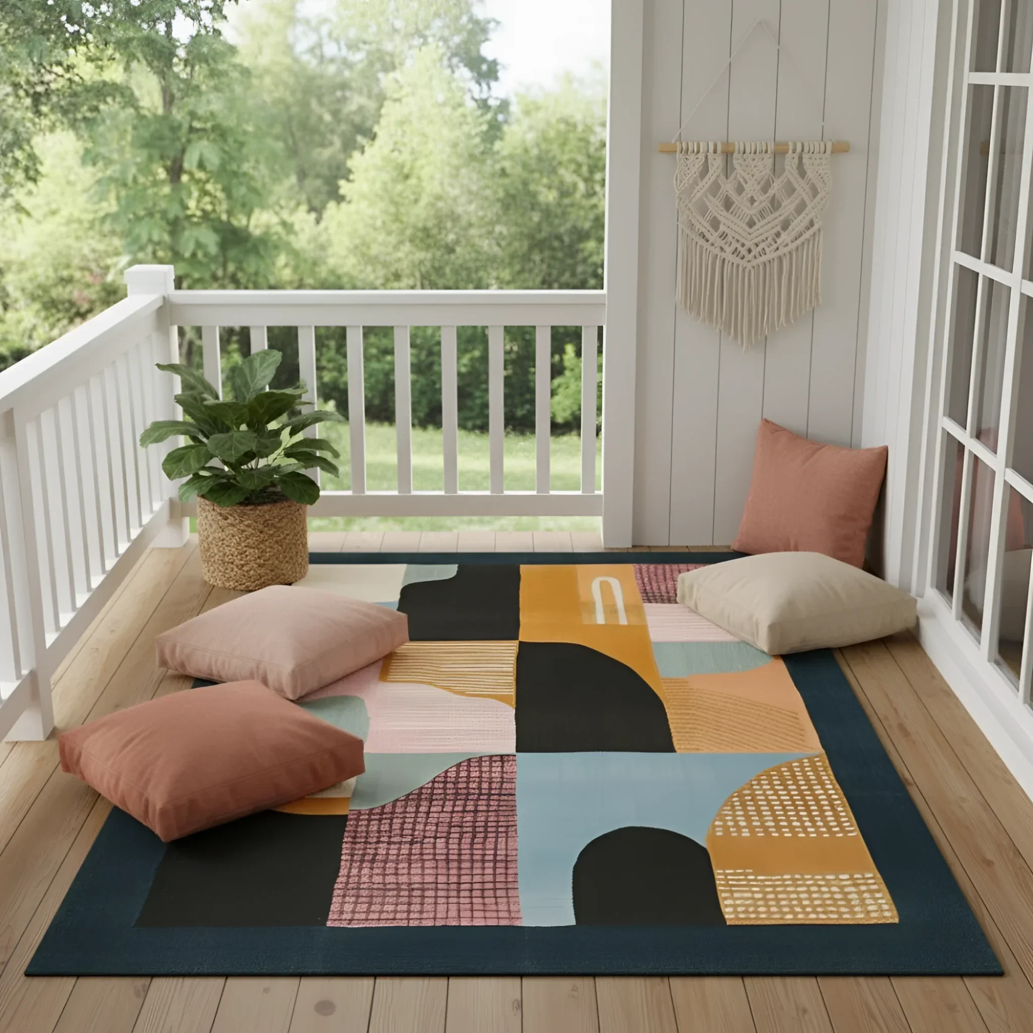 Geo Terra Hand Tufted Rug - Image 3