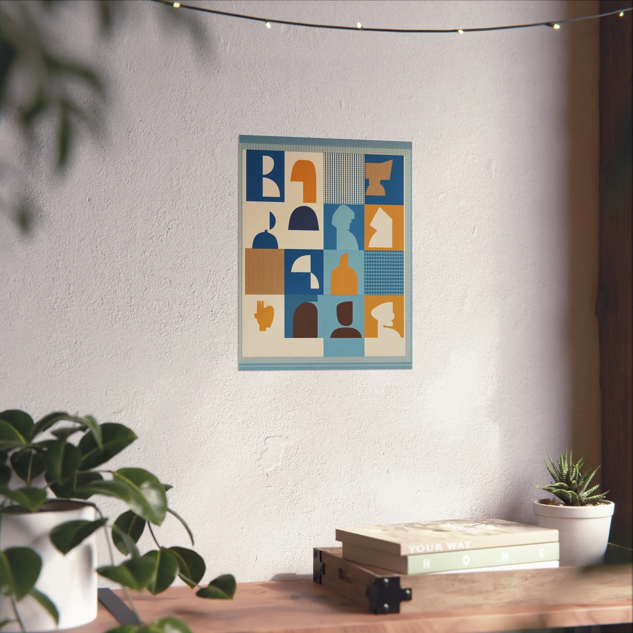 Geometric Faces Fine Art Poster - Image 24