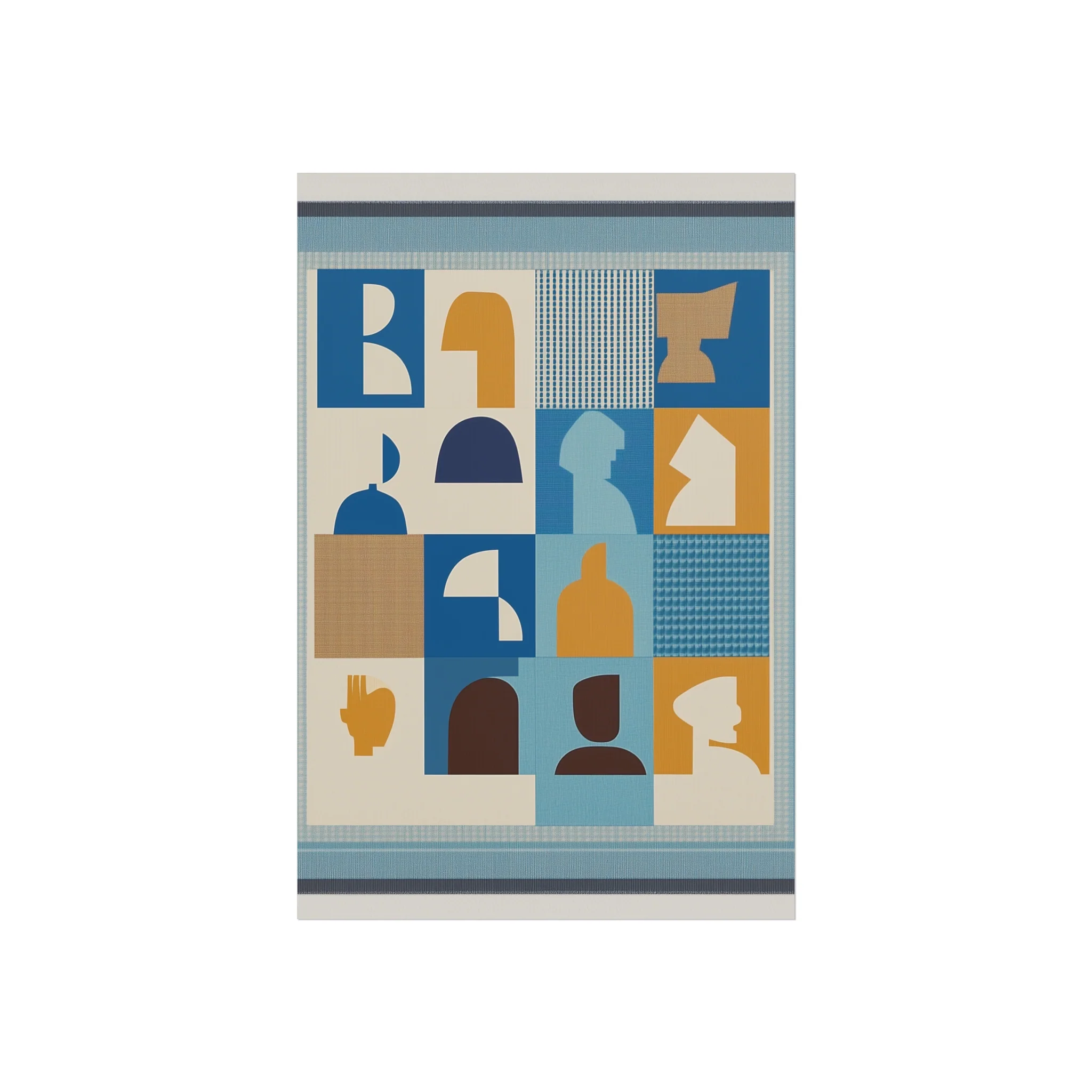 Geometric Faces Fine Art Poster - Image 7