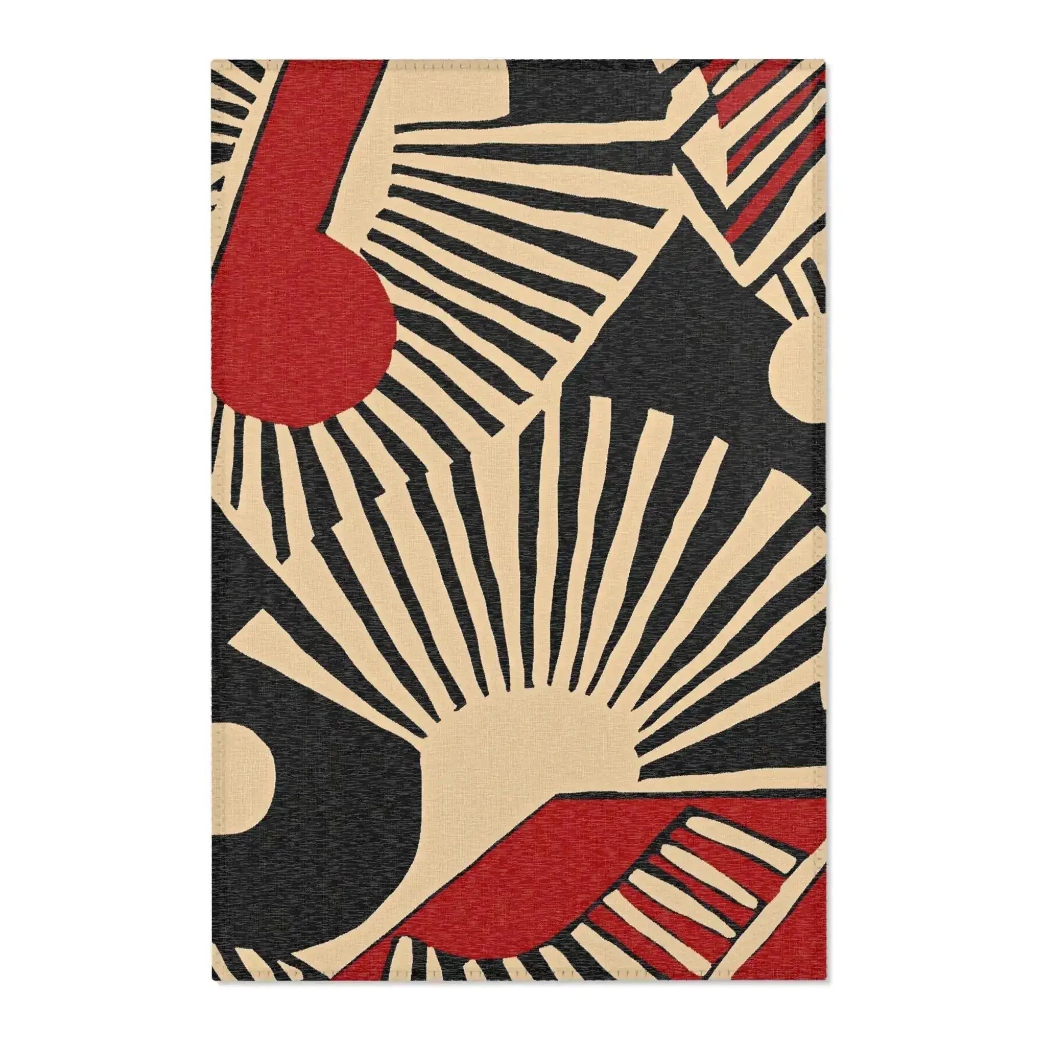 Geometric Sunburst Accent Rug - Image 2