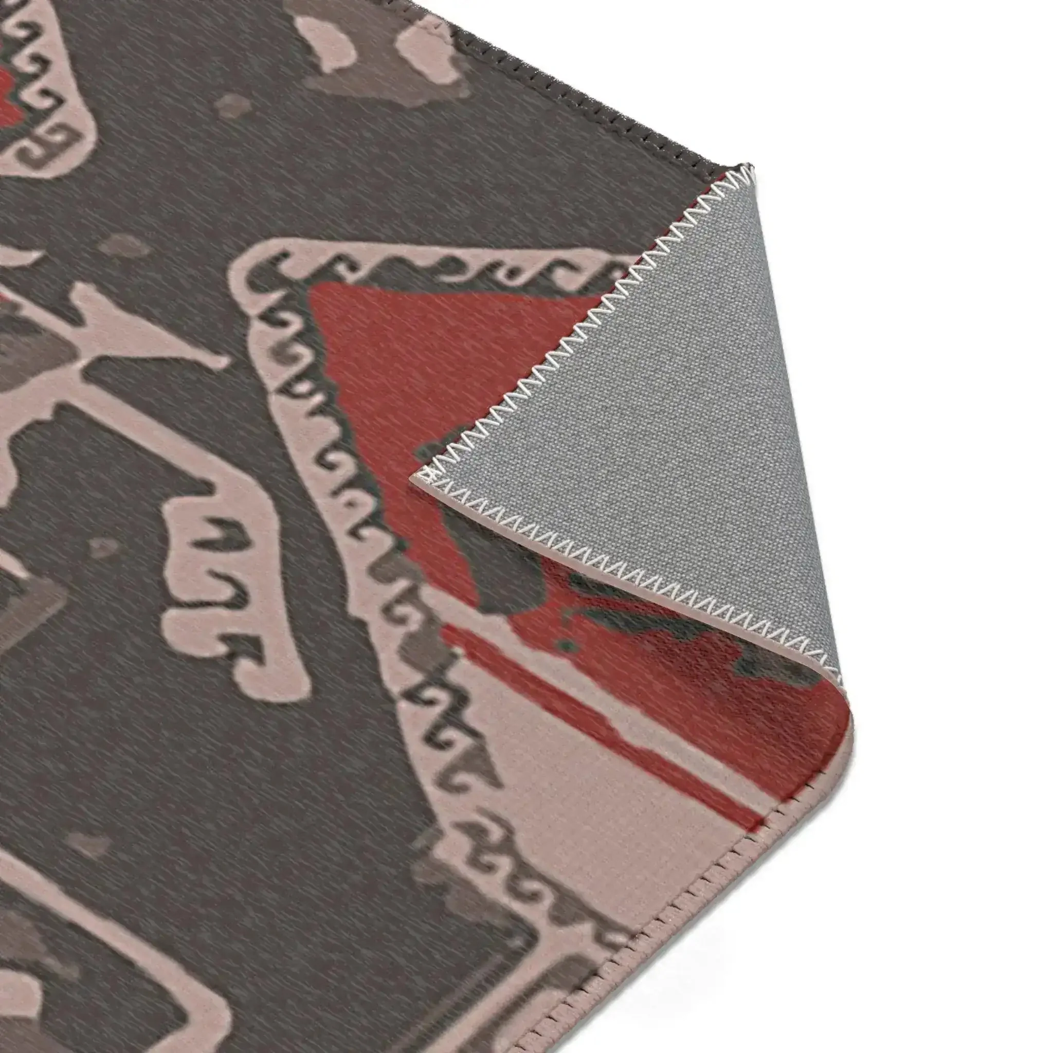 Geometric Tribal Medallion Accent Rug - Image 5