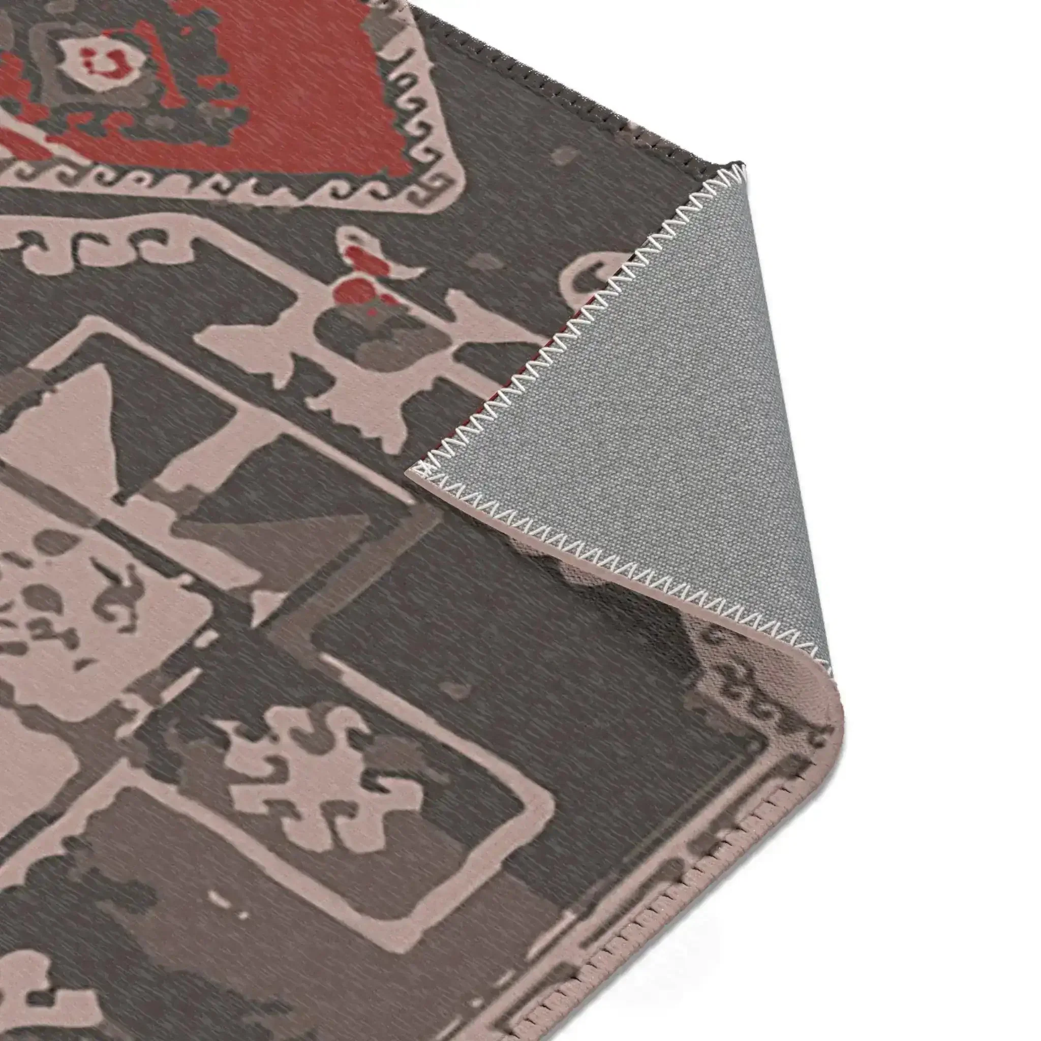 Geometric Tribal Medallion Accent Rug - Image 6