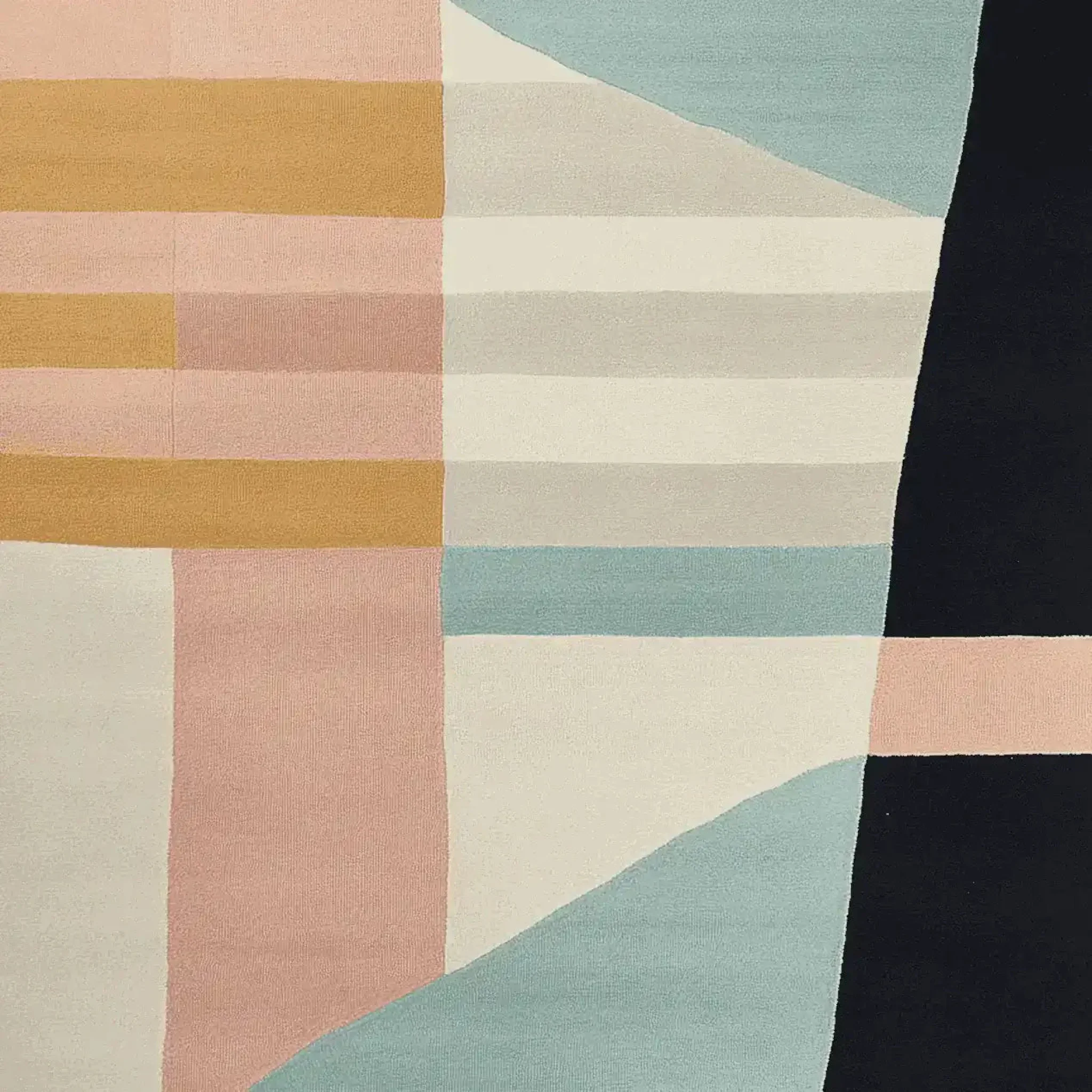 Geometry in Flux Hand Tufted Rug - Image 4
