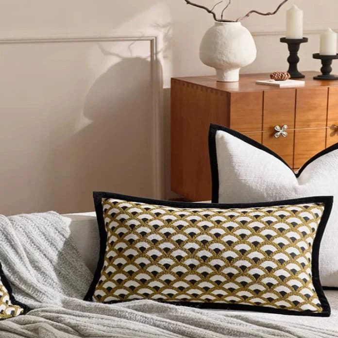 Gilded Grandeur Pillow Cover - Image 3