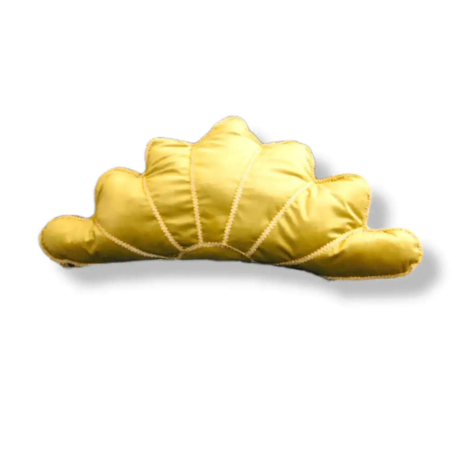 Gold Lace Sunburst in a Shell Pillow - Green - Image 11