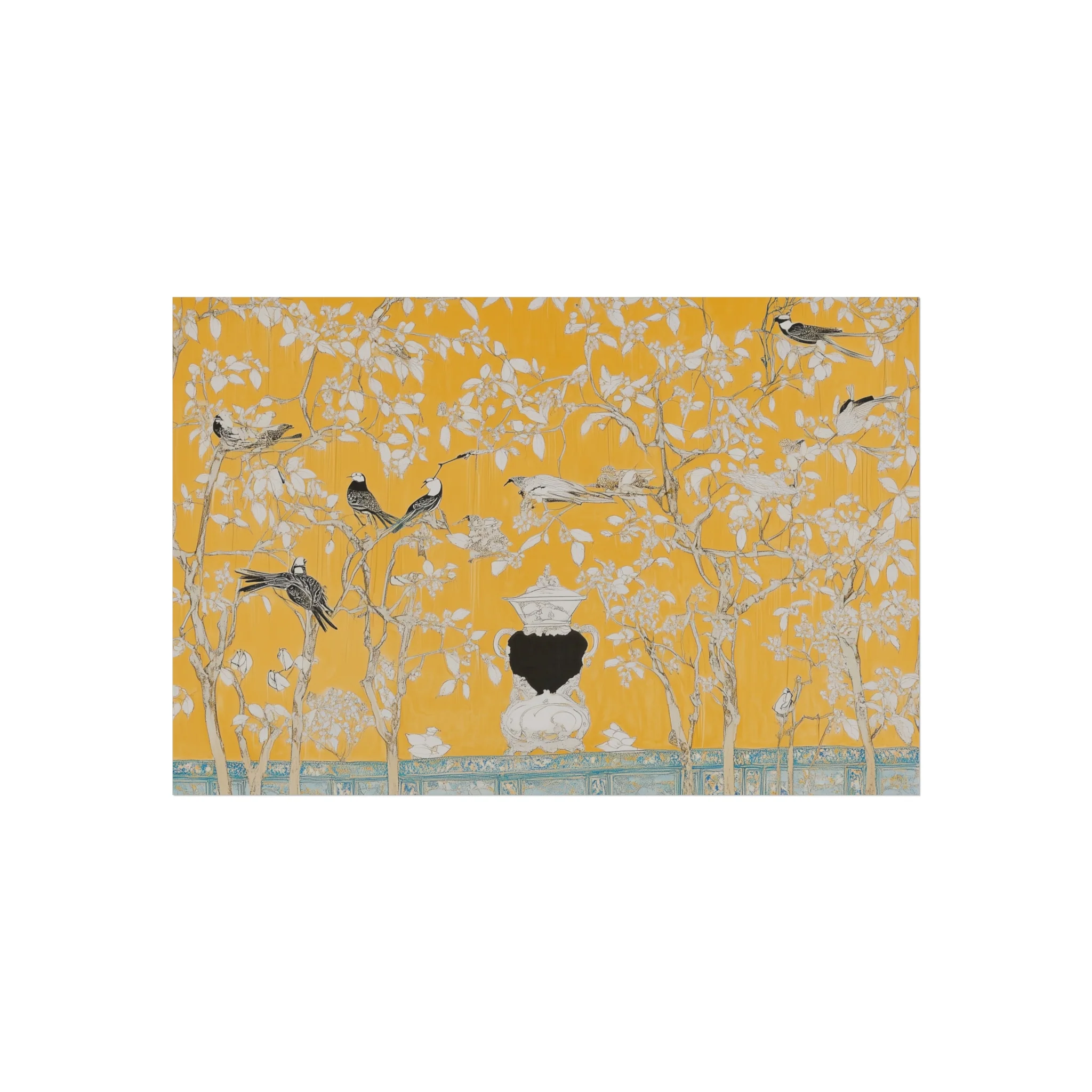 Golden Aviary Garden Fine Art Poster - Image 12