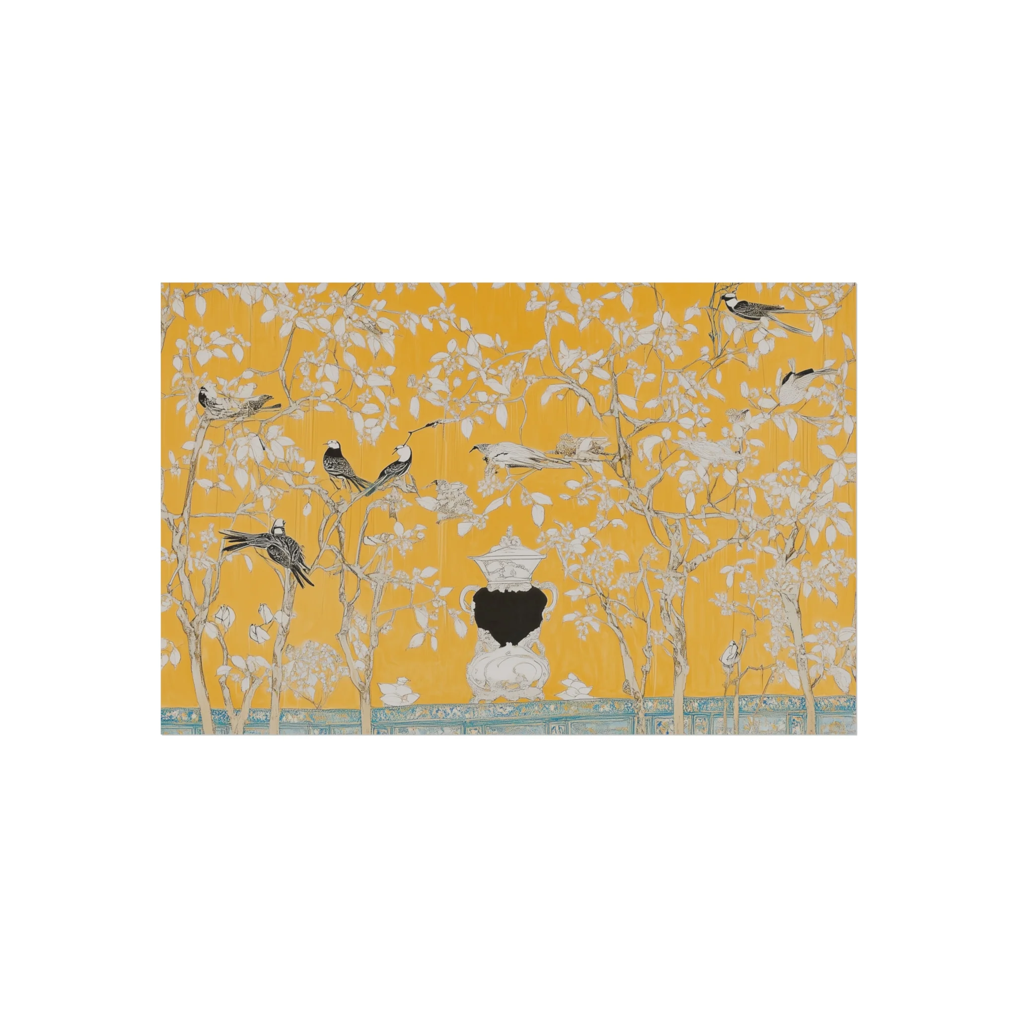 Golden Aviary Garden Fine Art Poster - Image 15
