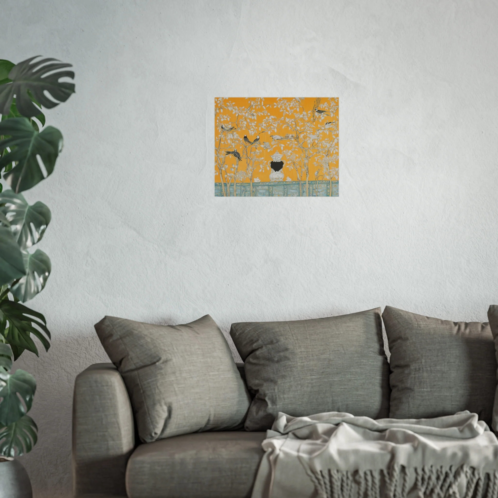 Golden Aviary Garden Fine Art Poster - Image 17