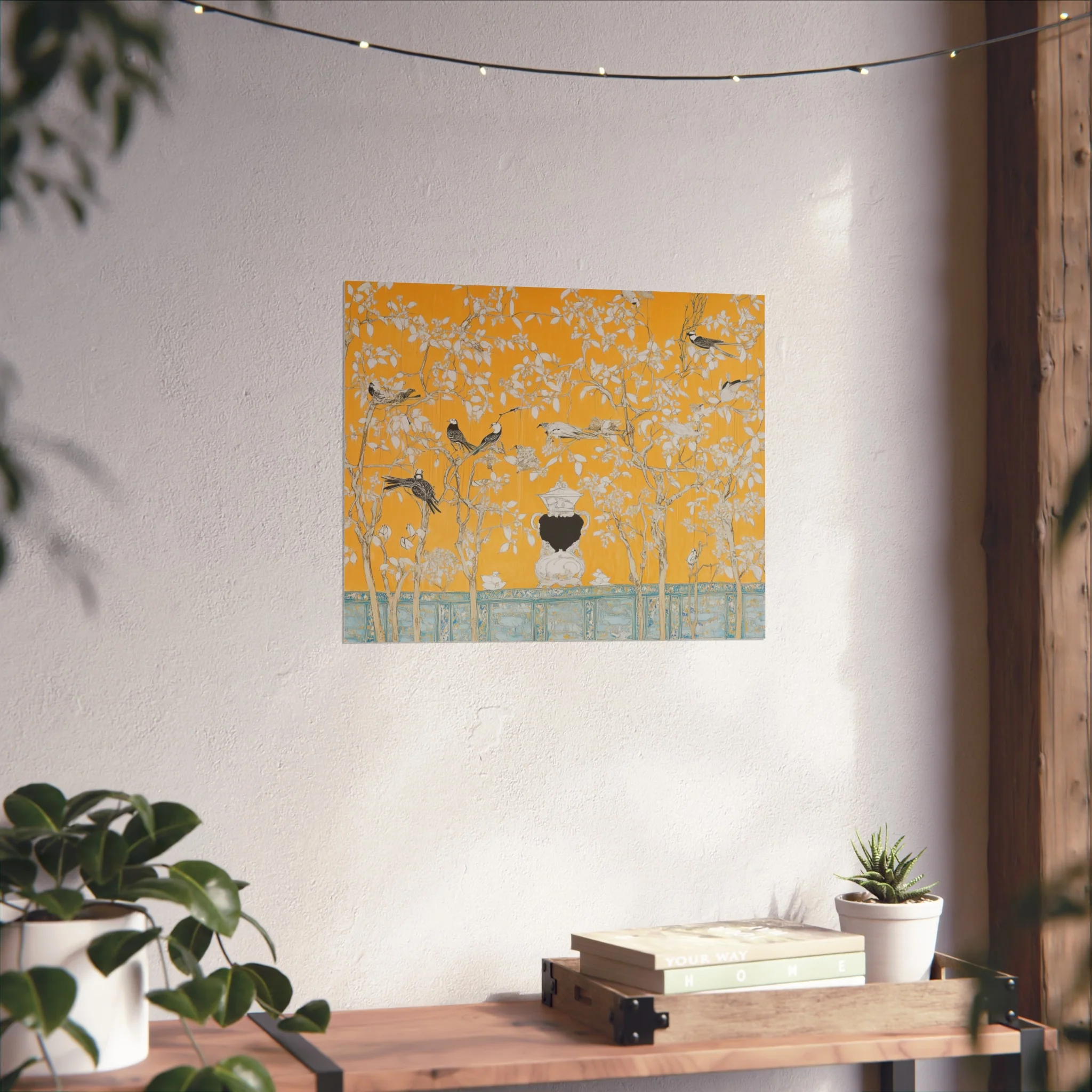 Golden Aviary Garden Fine Art Poster - Image 18