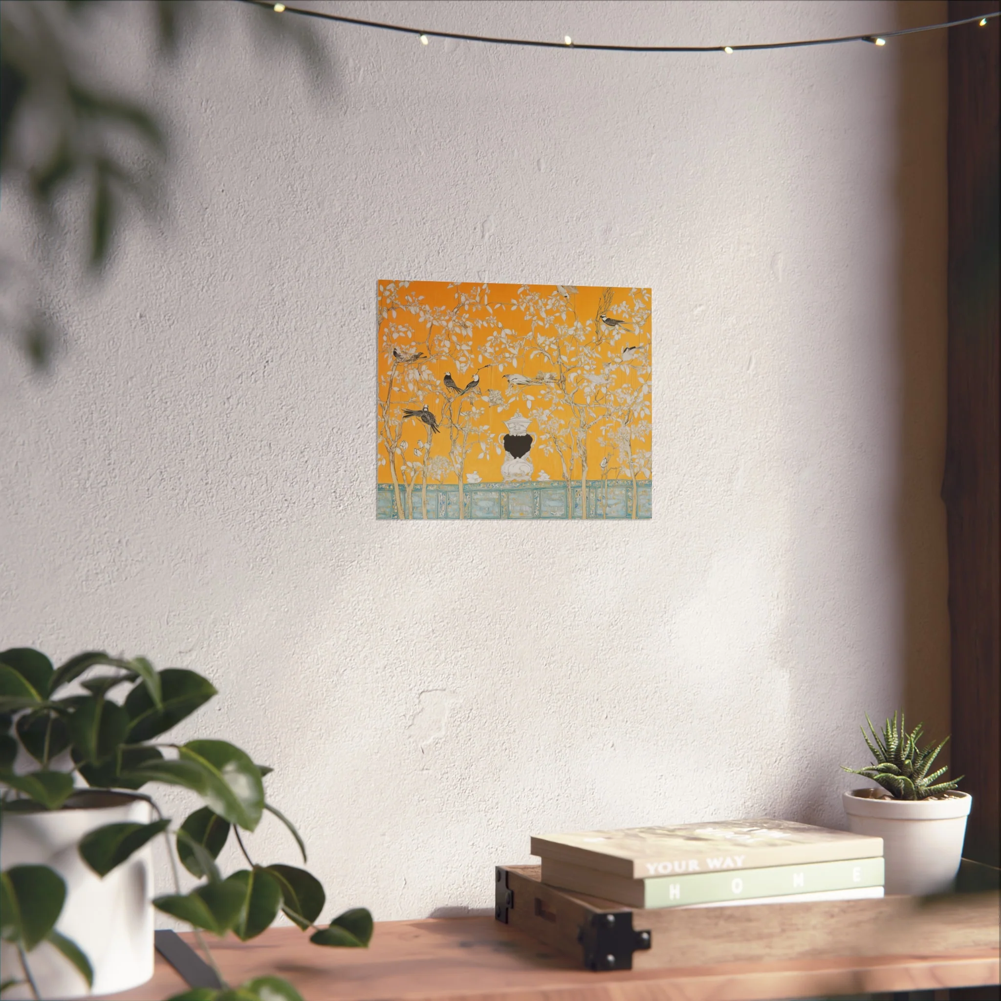 Golden Aviary Garden Fine Art Poster - Image 22