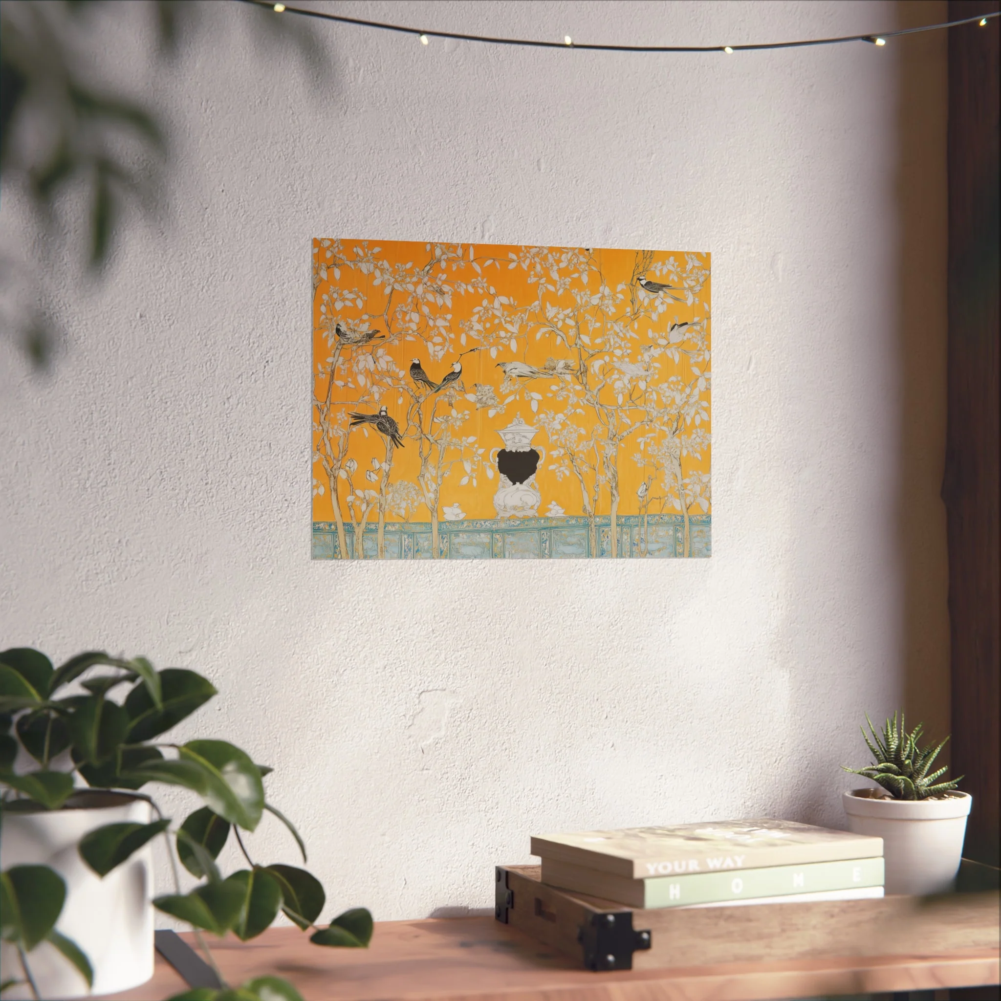 Golden Aviary Garden Fine Art Poster - Image 24