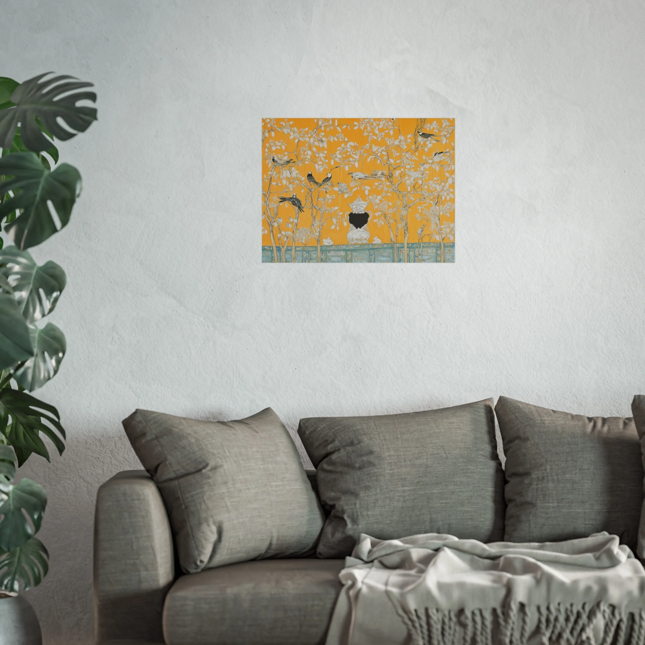 Golden Aviary Garden Fine Art Poster - Image 25