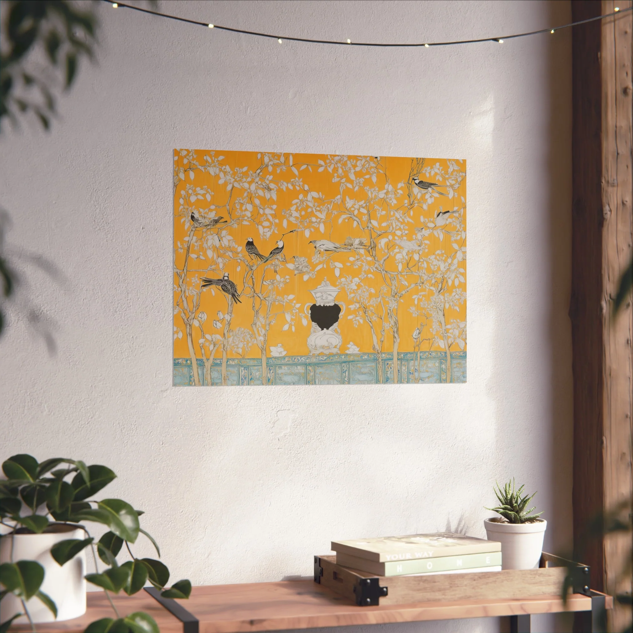 Golden Aviary Garden Fine Art Poster - Image 26