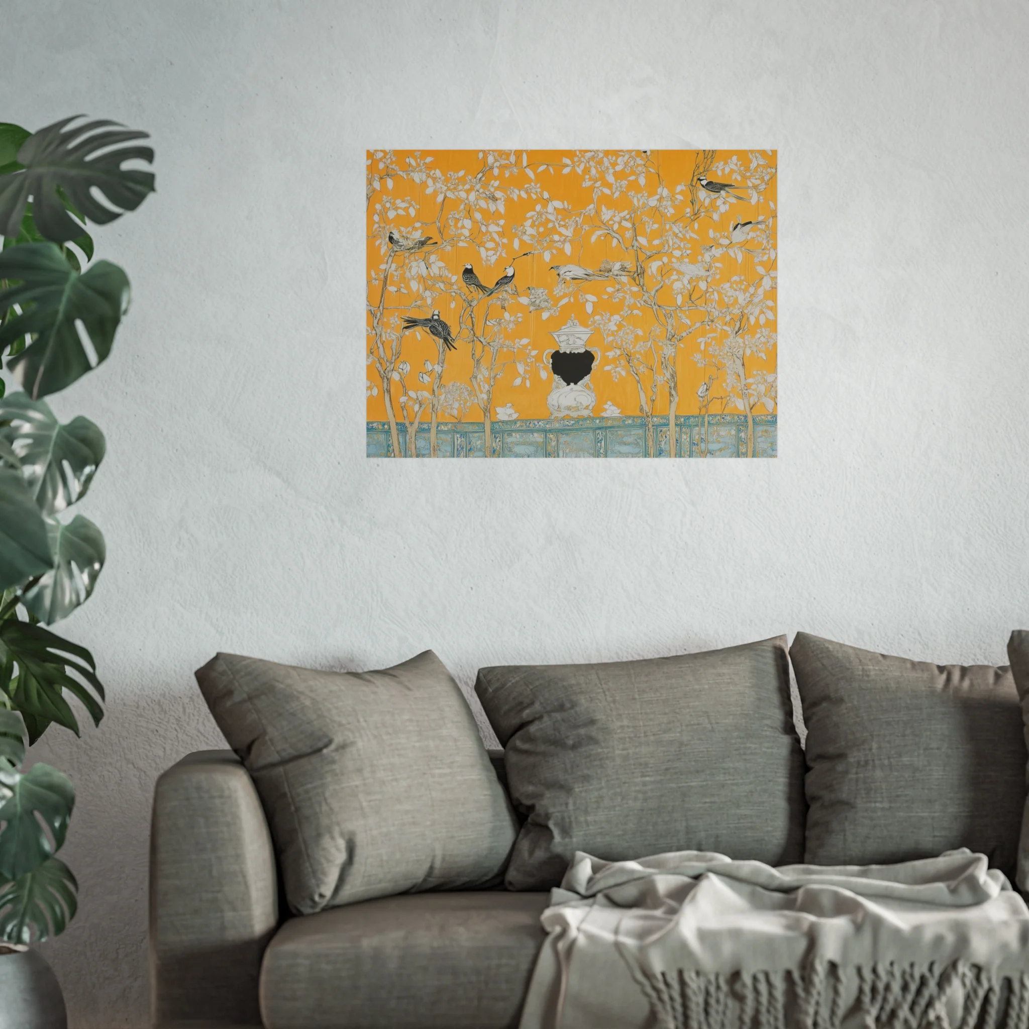 Golden Aviary Garden Fine Art Poster - Image 27