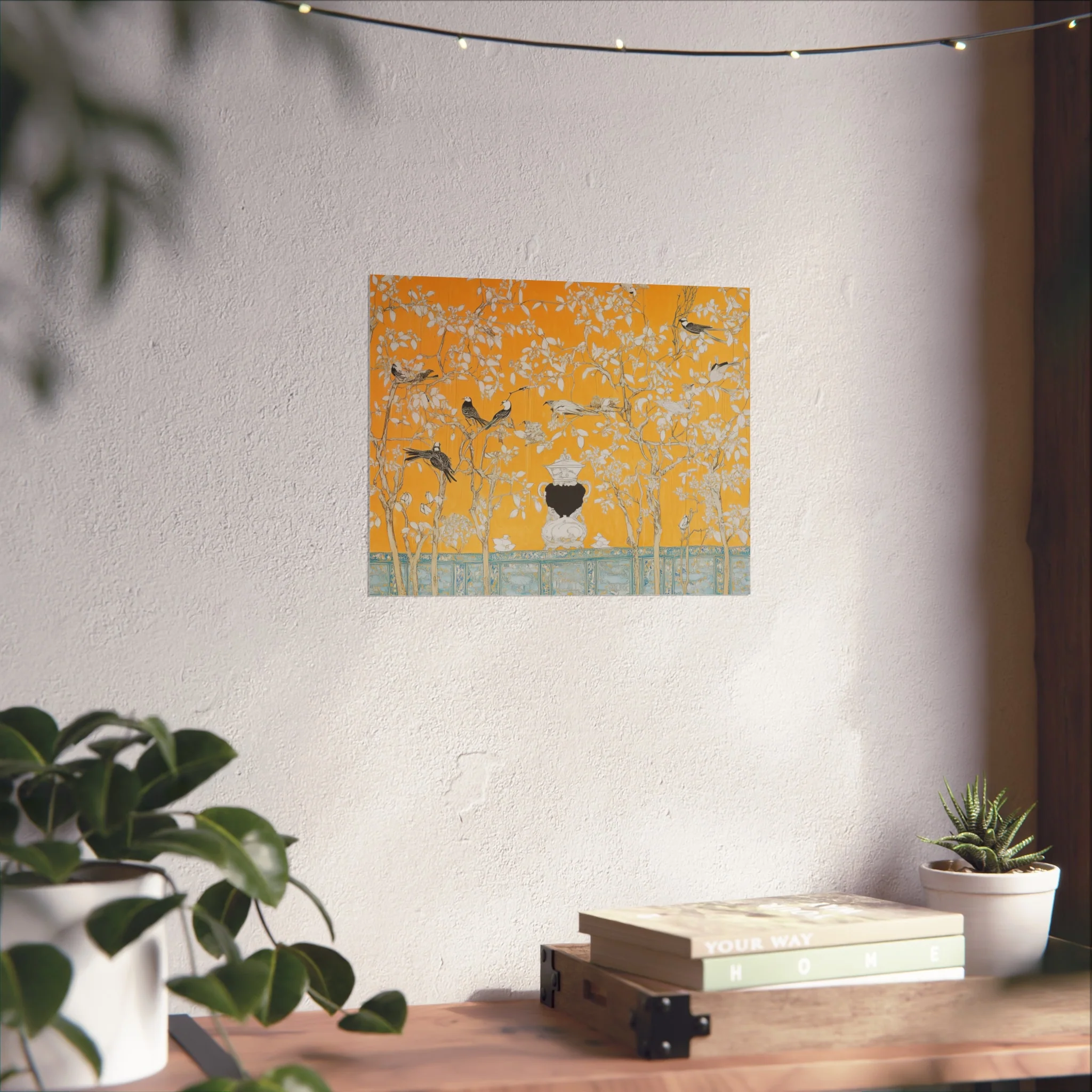 Golden Aviary Garden Fine Art Poster - Image 32