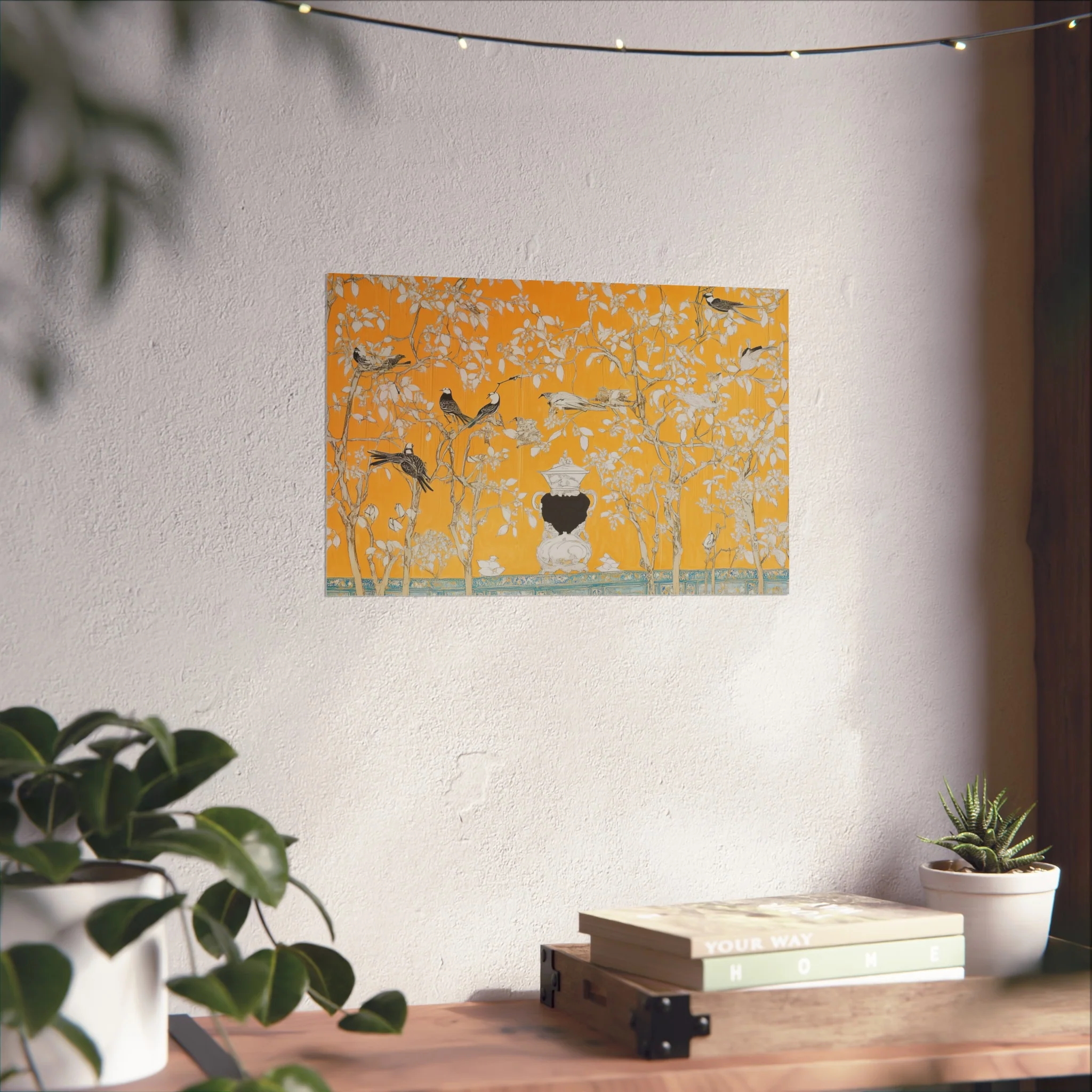 Golden Aviary Garden Fine Art Poster - Image 34
