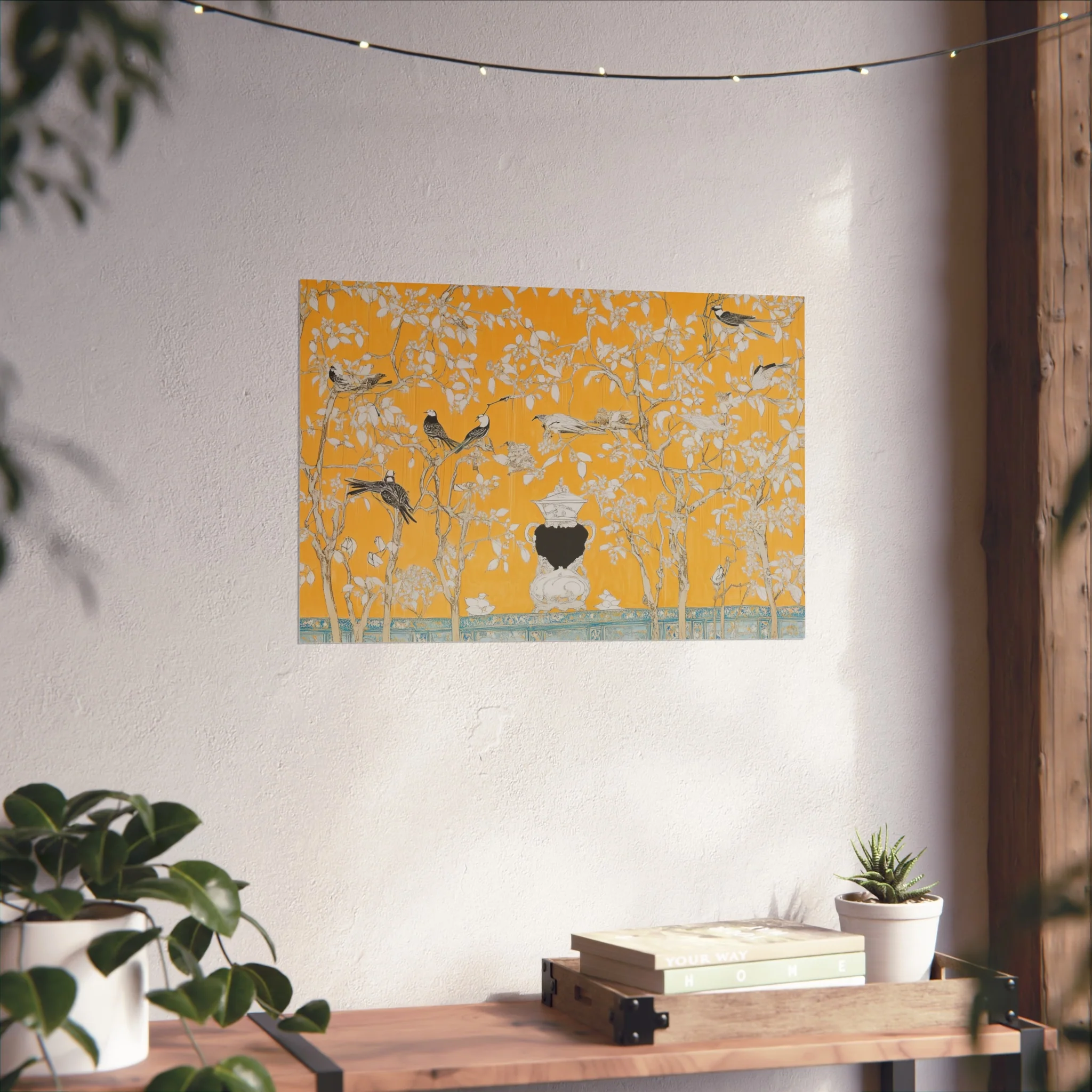 Golden Aviary Garden Fine Art Poster - Image 38