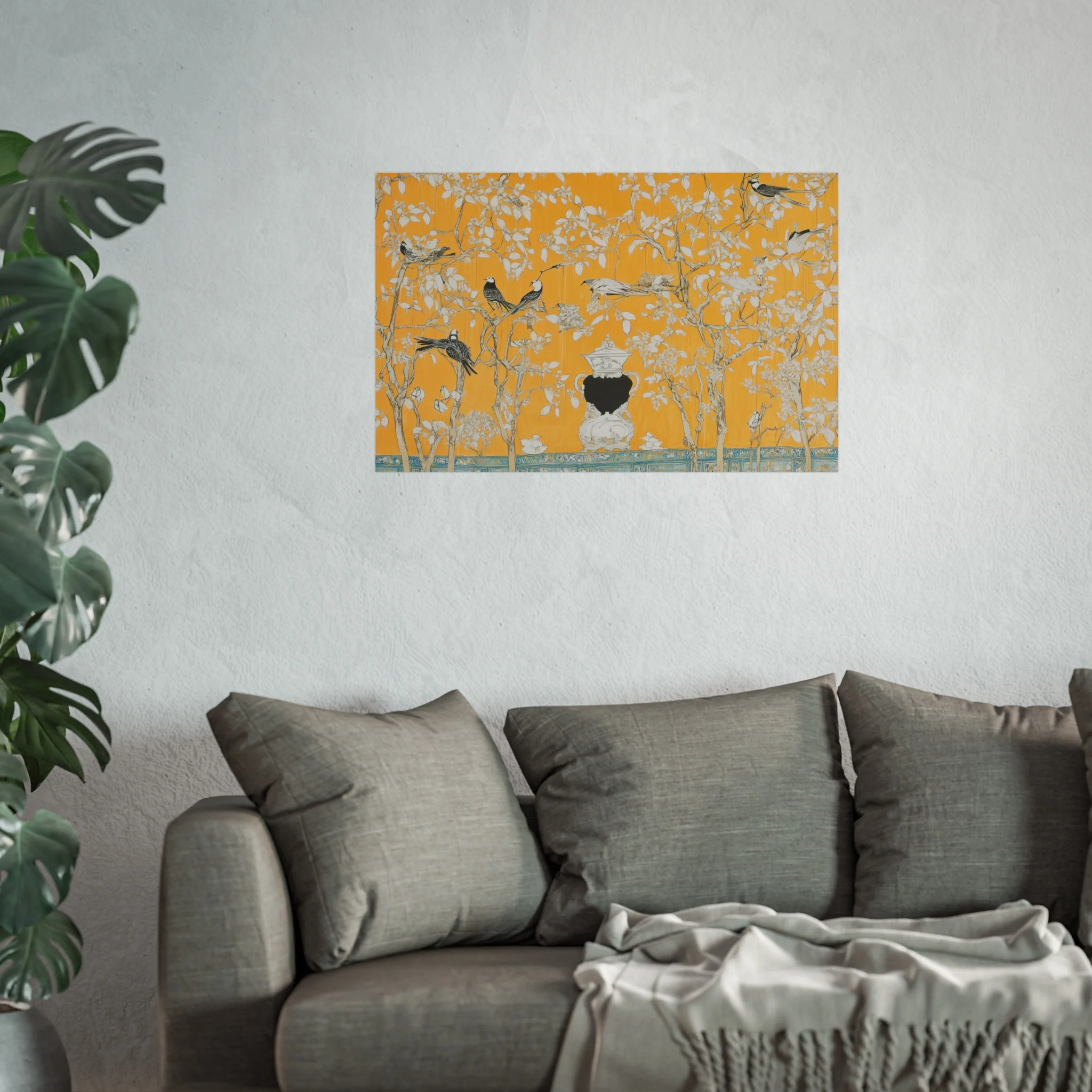 Golden Aviary Garden Fine Art Poster - Image 41