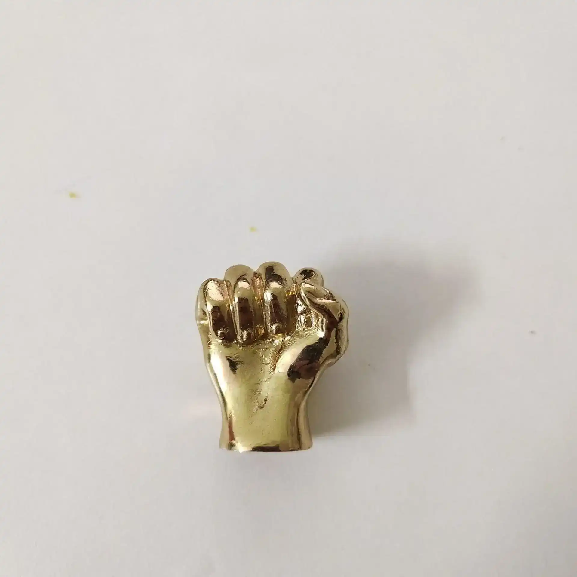 Golden Fist Cabinet Door Knobs - Set of 2 - Image 2