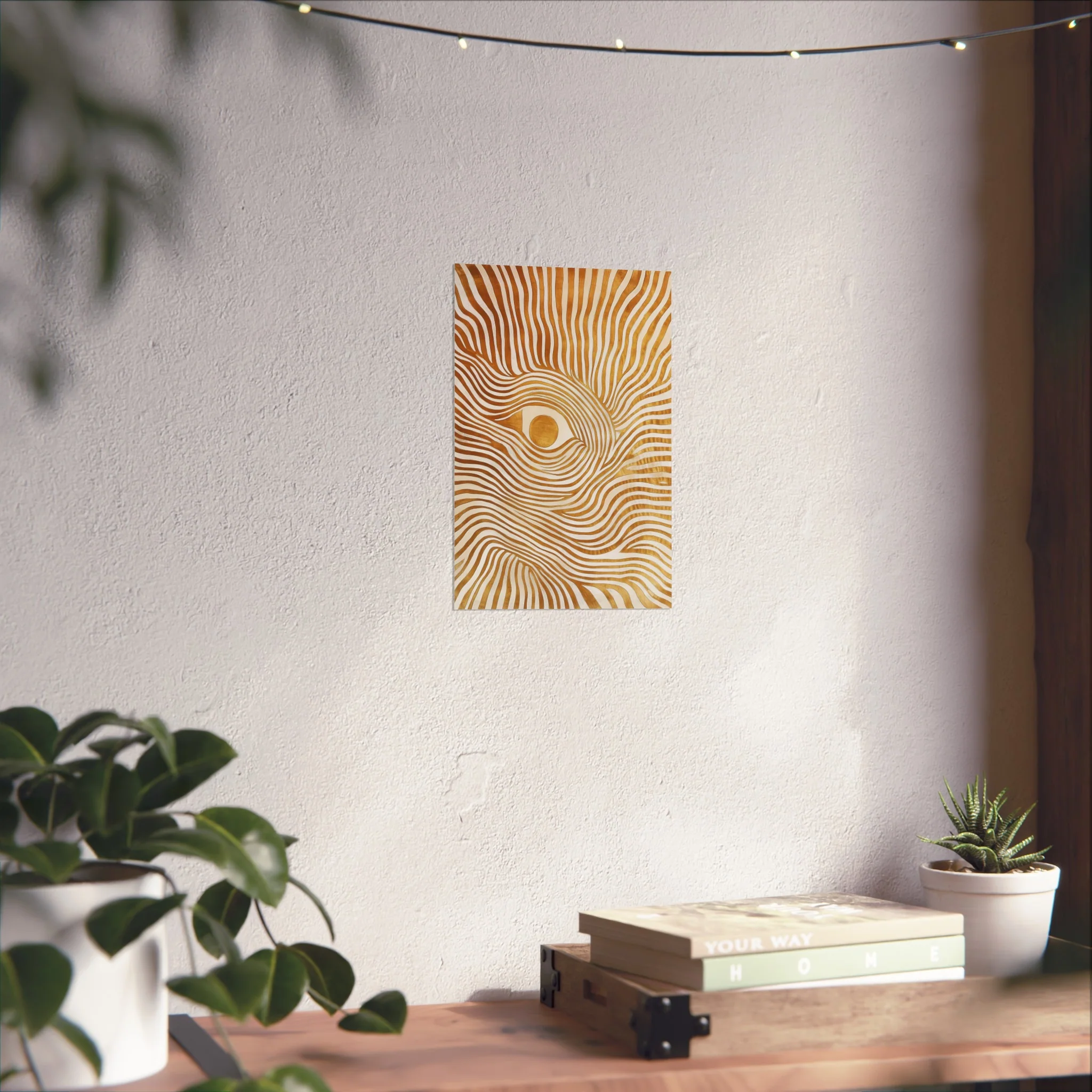 Golden Gaze Fine Art Poster - Image 20