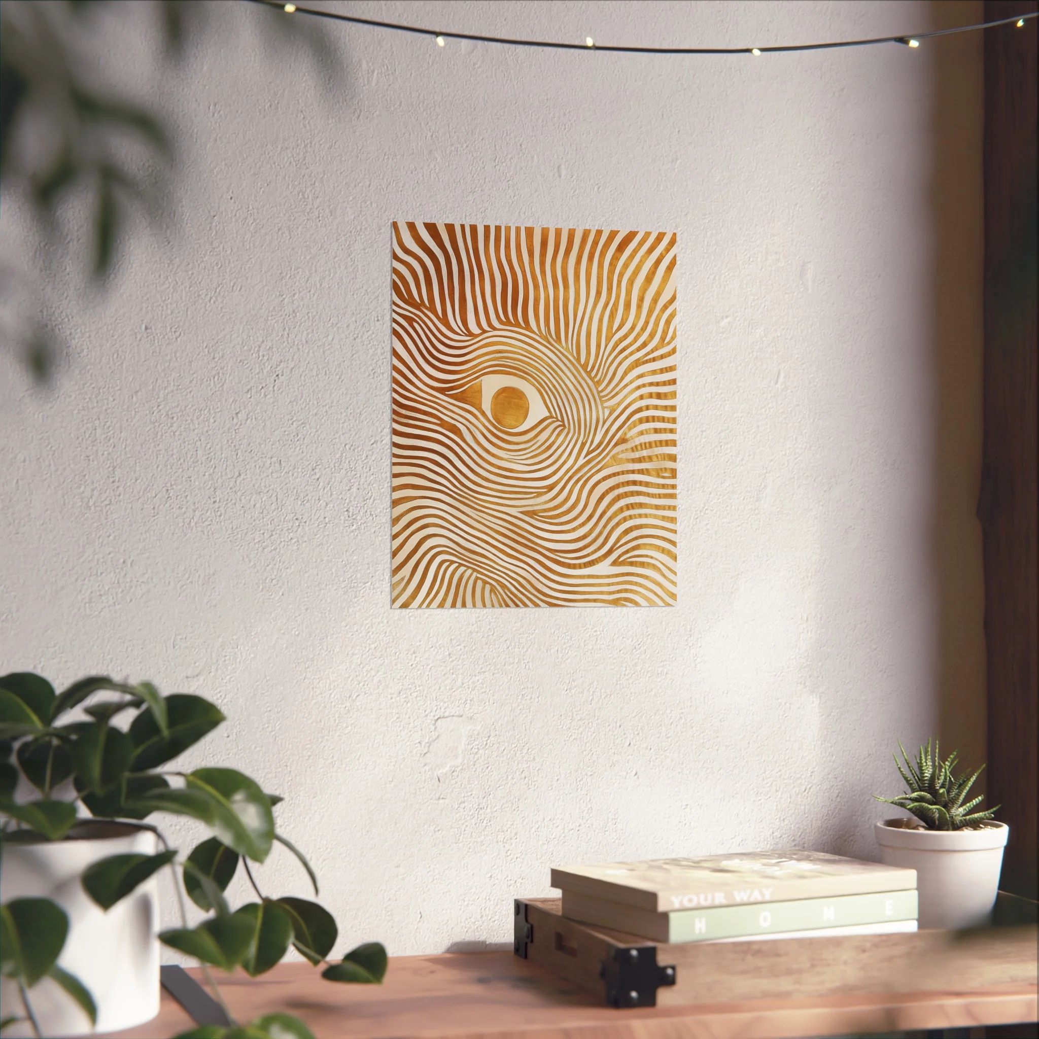 Golden Gaze Fine Art Poster - Image 24