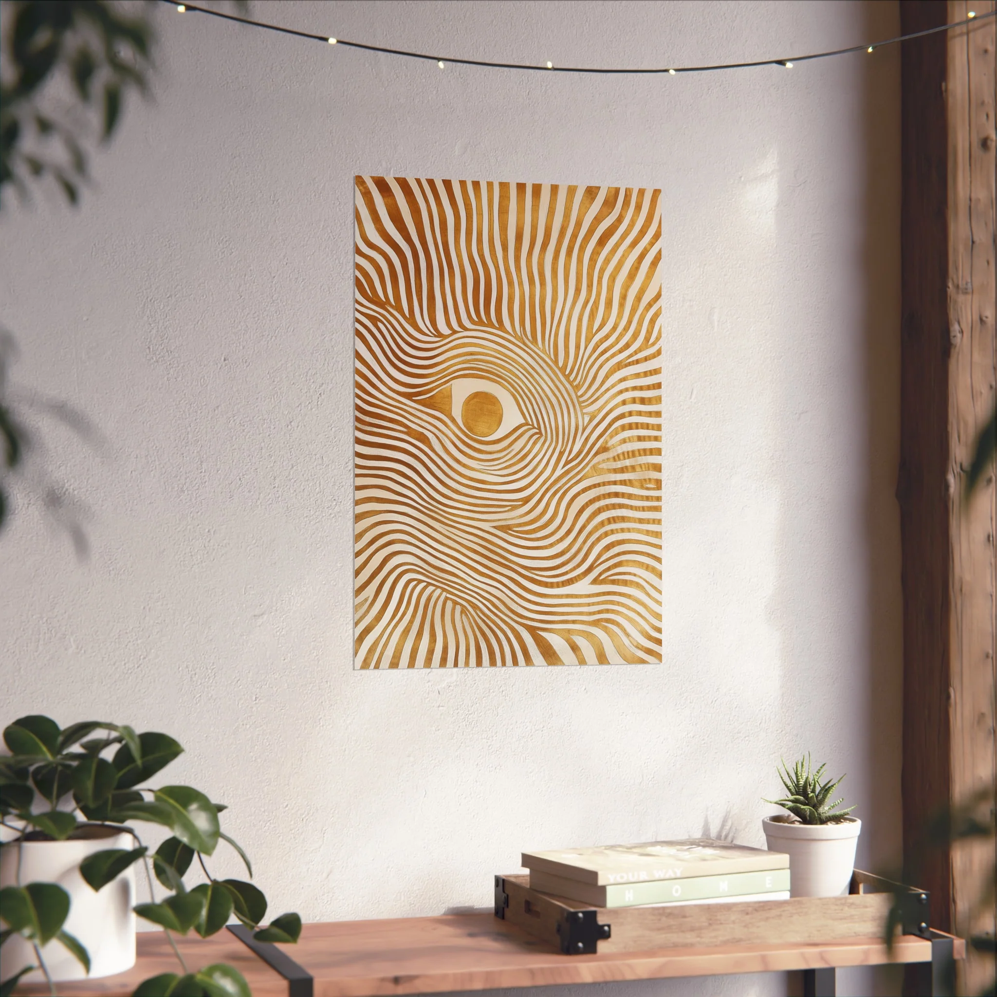 Golden Gaze Fine Art Poster - Image 34