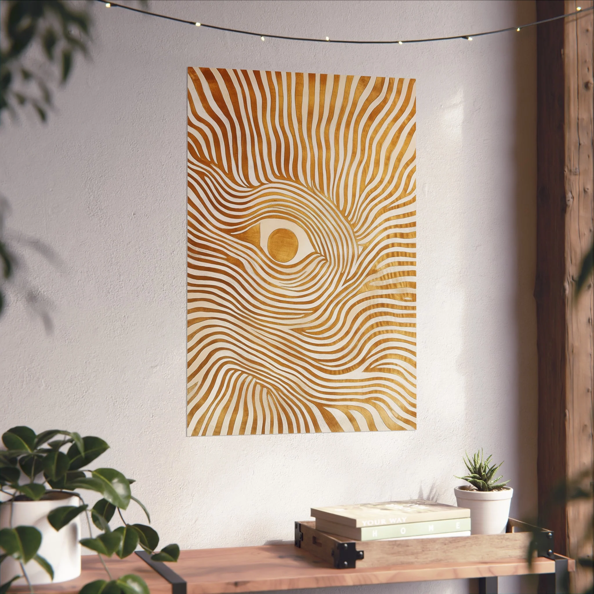Golden Gaze Fine Art Poster - Image 38