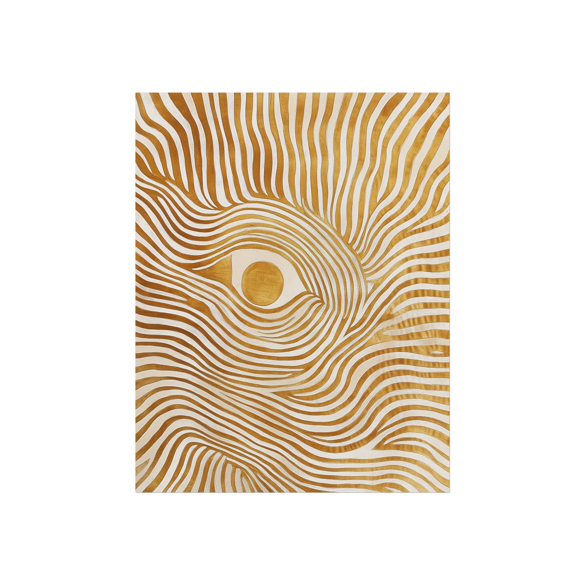 Golden Gaze Fine Art Poster - Image 4