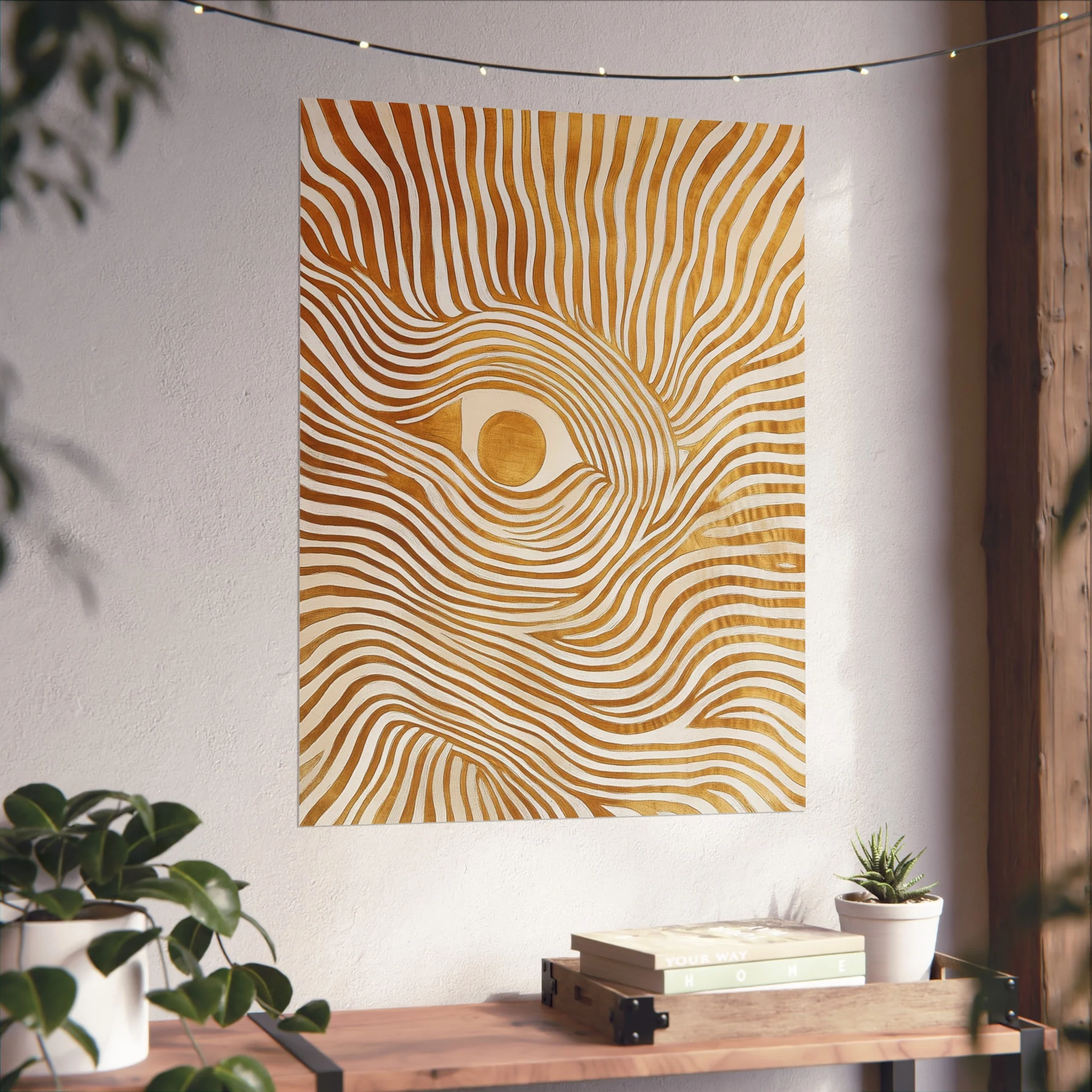Golden Gaze Fine Art Poster - Image 42