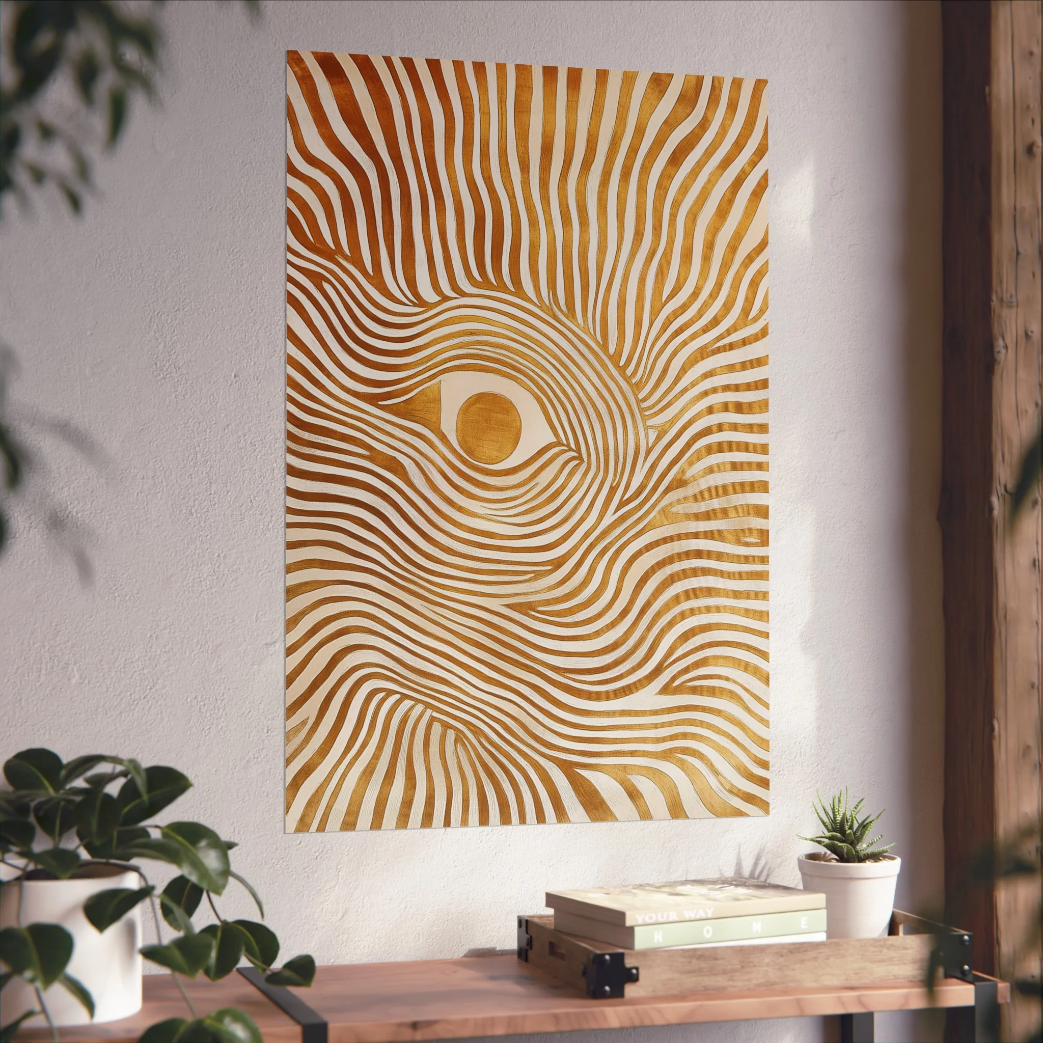 Golden Gaze Fine Art Poster - Image 44