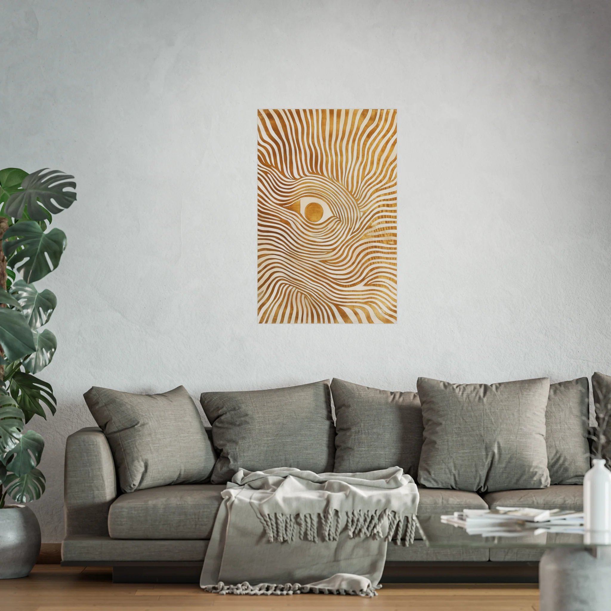Golden Gaze Fine Art Poster - Image 45