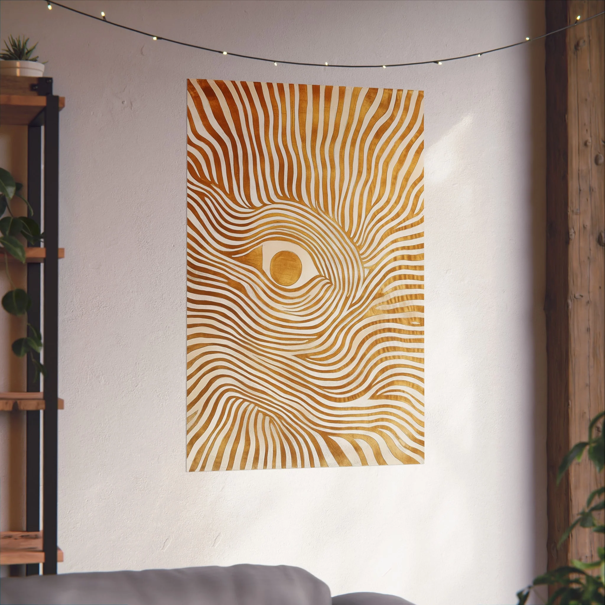 Golden Gaze Fine Art Poster - Image 46