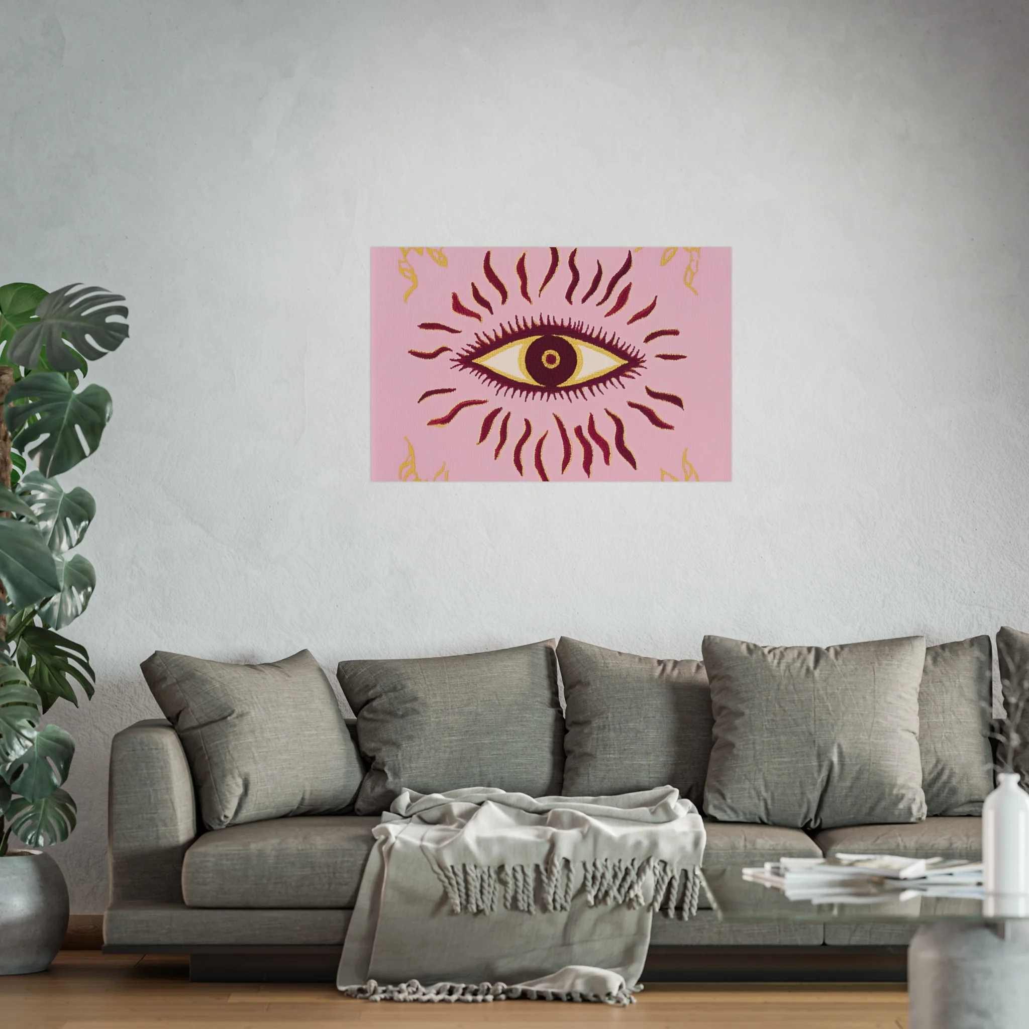 Golden Gaze Mystic Fine Art Poster - Image 45
