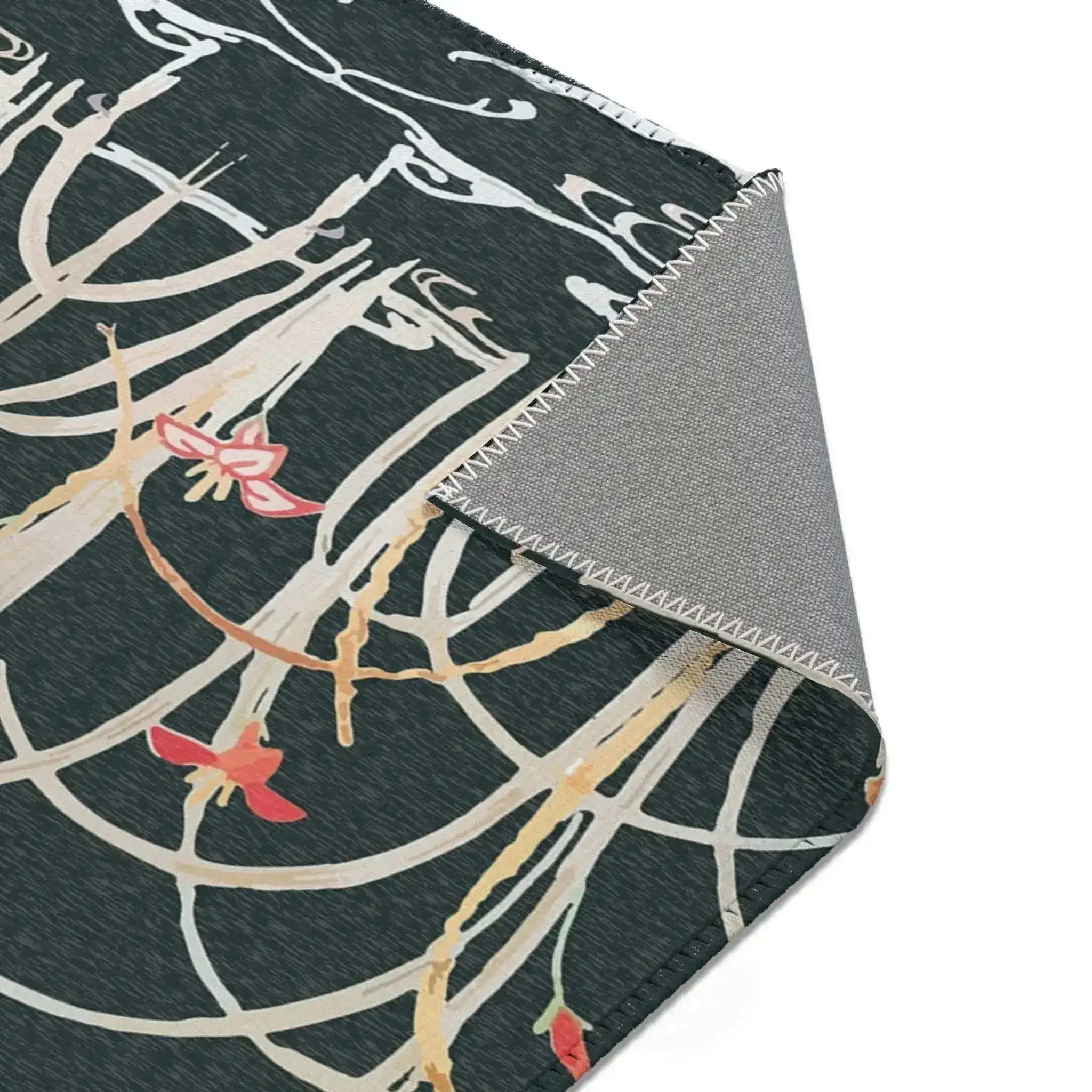 Golden Orchid Garden Accent Rug - Image 5