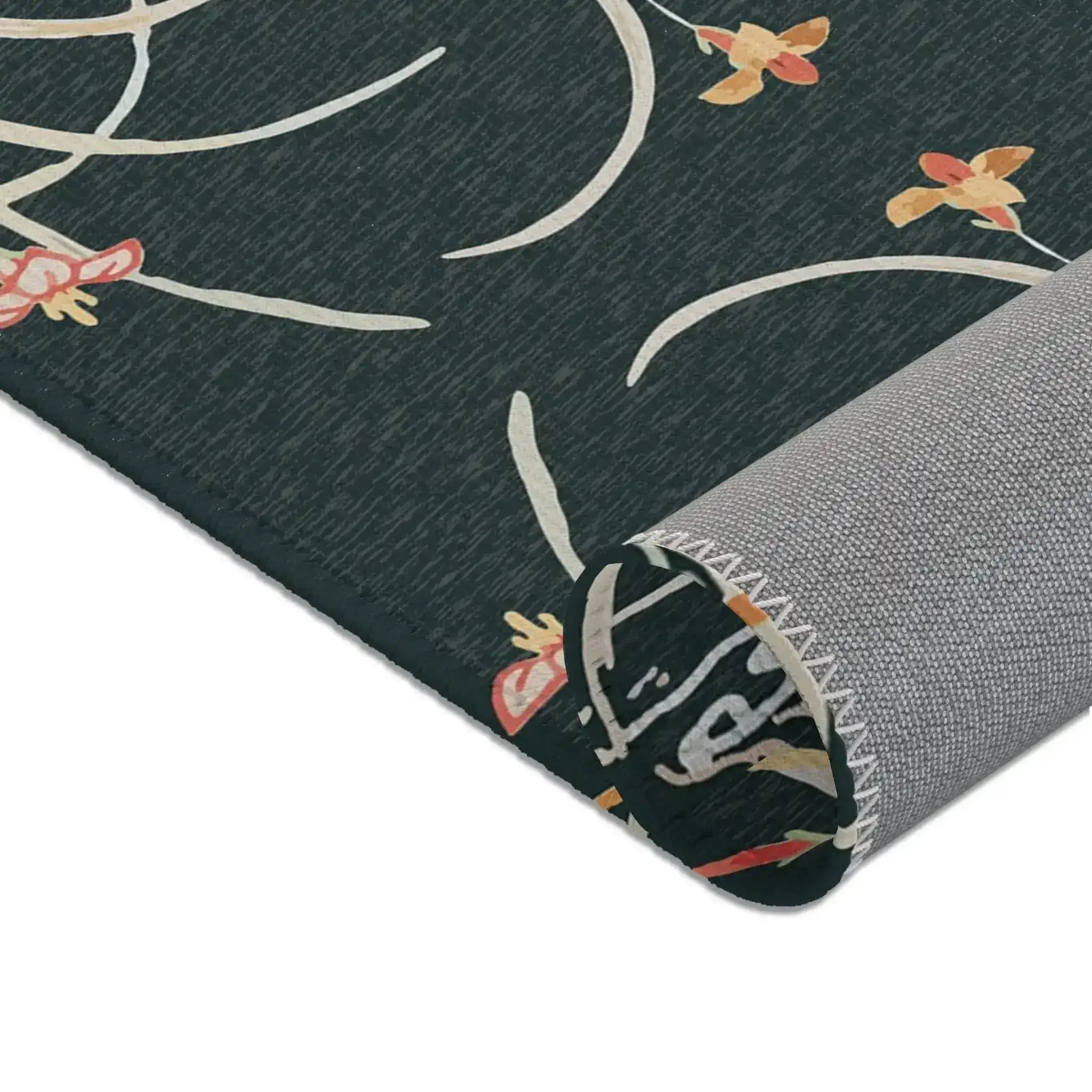 Golden Orchid Garden Accent Rug - Image 7