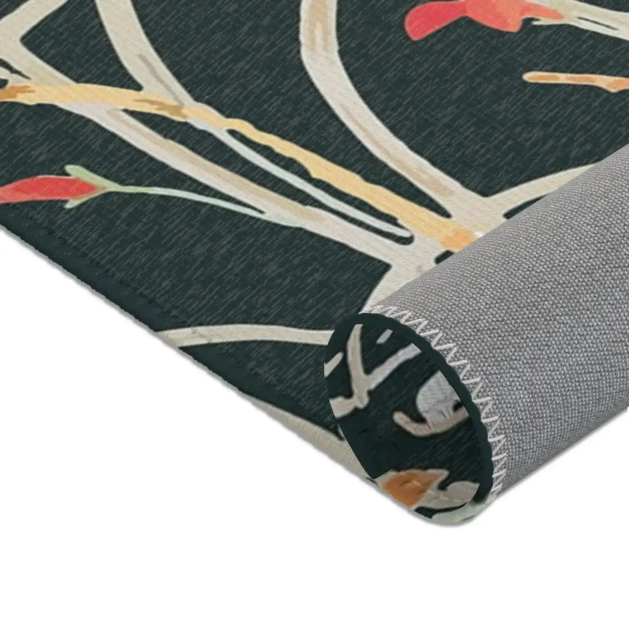 Golden Orchid Garden Accent Rug - Image 9