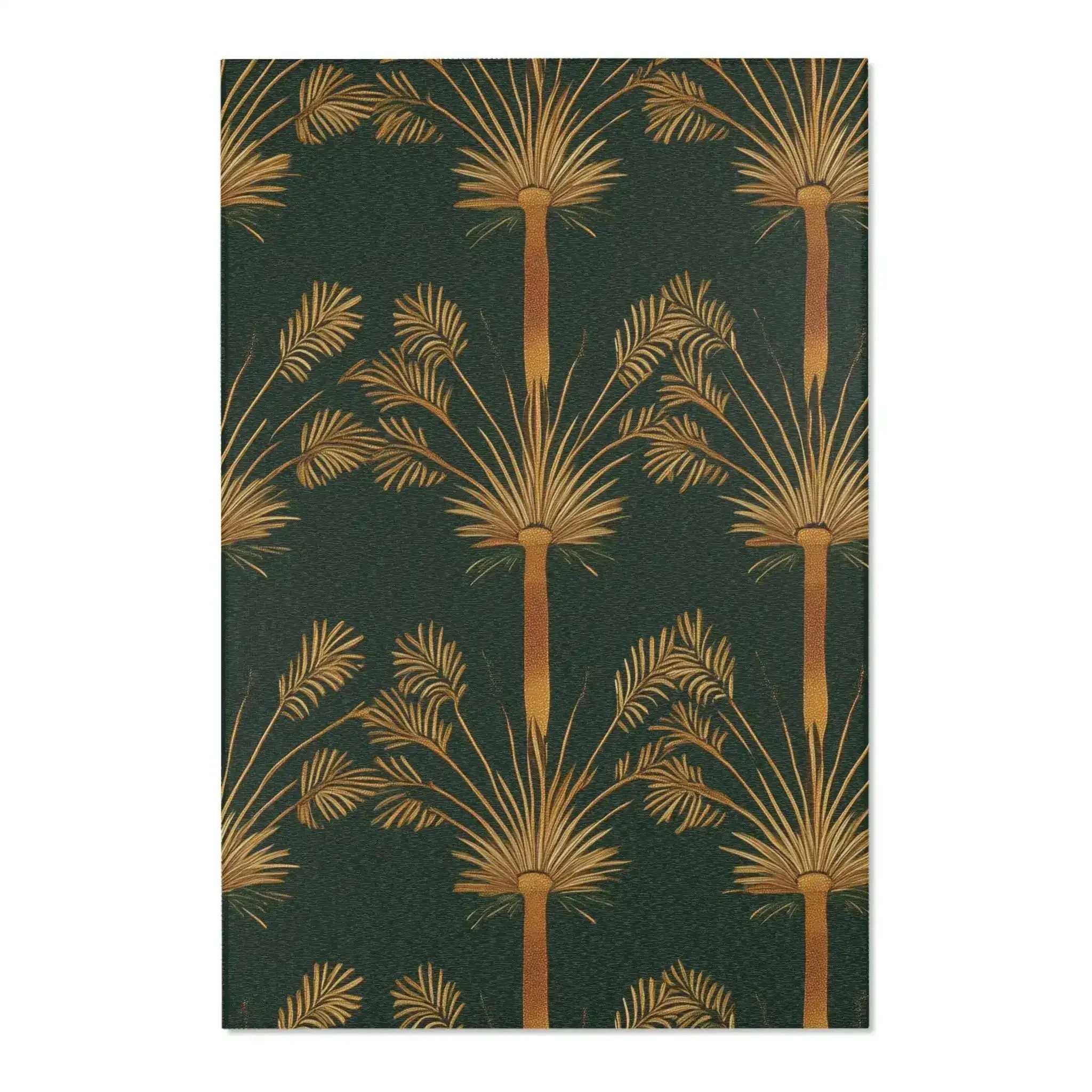 Golden Palm Noir Accent Rug - Image 4