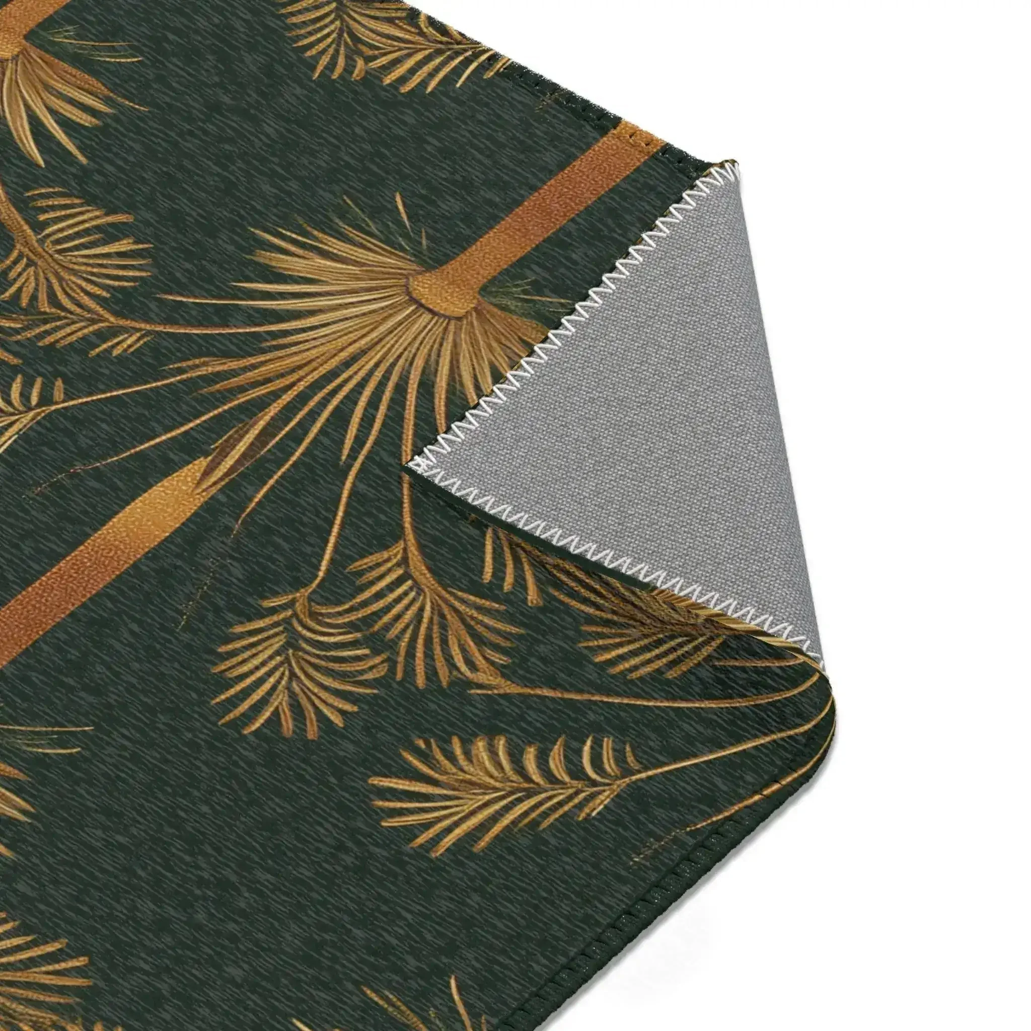 Golden Palm Noir Accent Rug - Image 6