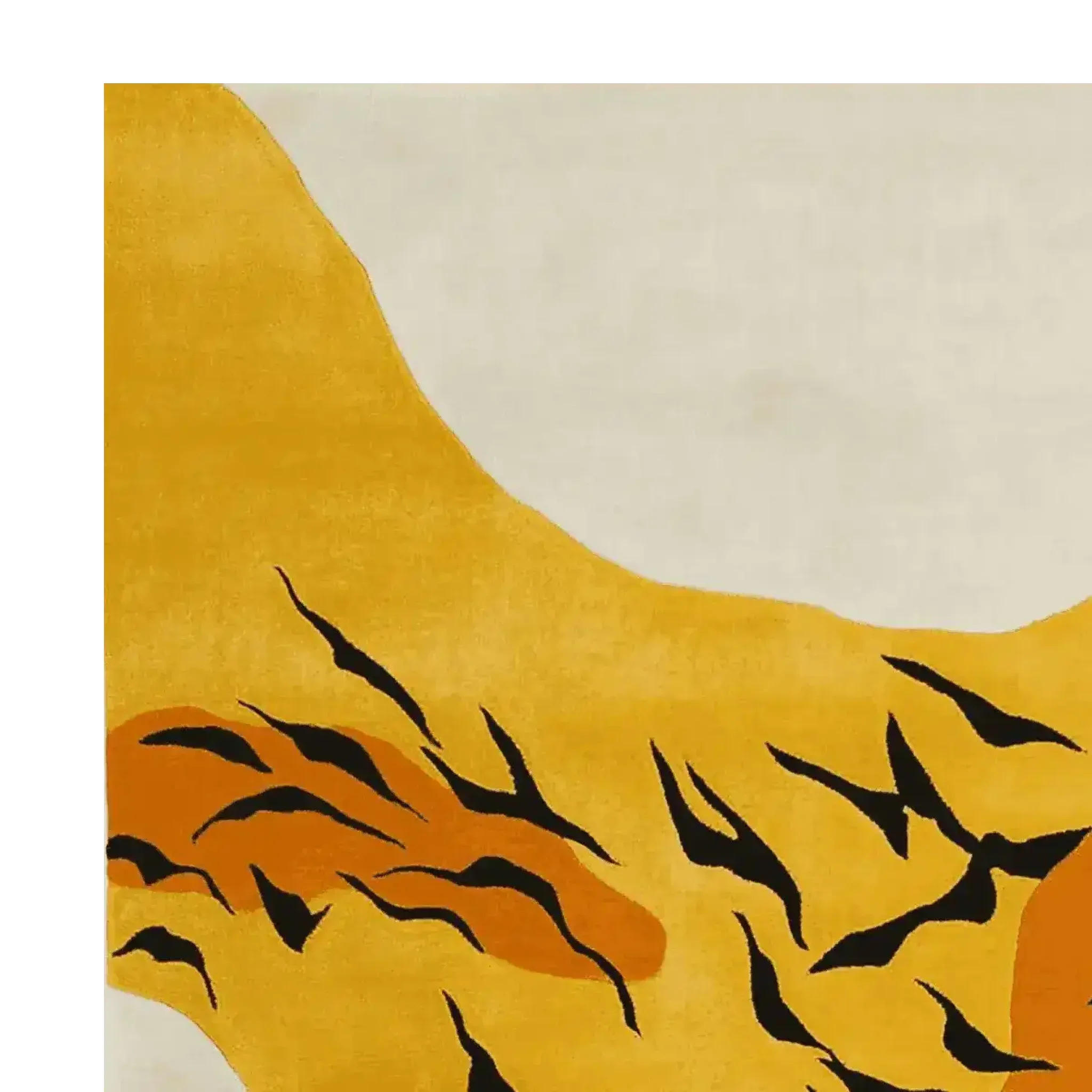 Golden Sky Birds Hand Tufted Rug - Image 4