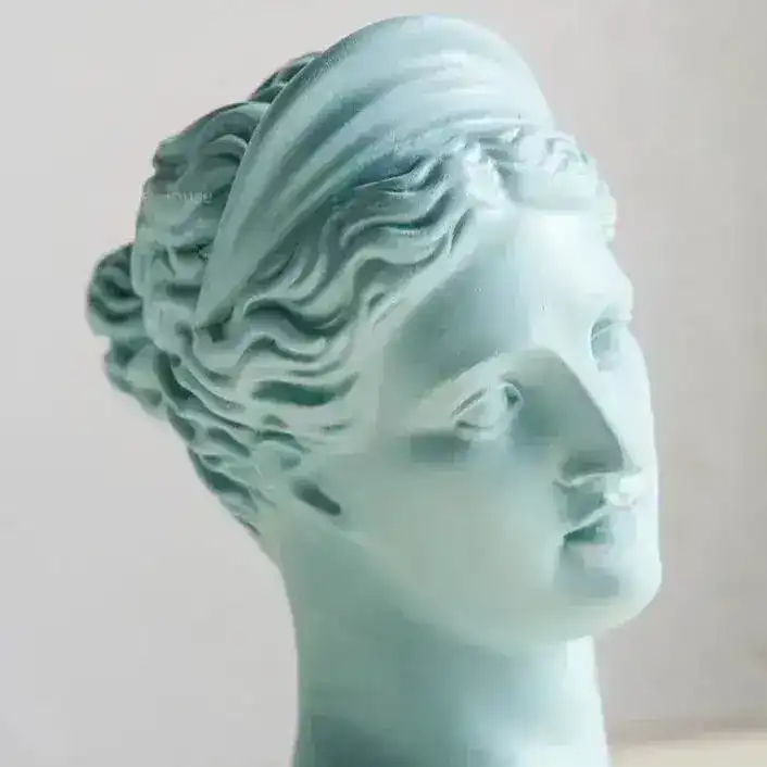 Greek Goddess of Hunting Colored Sculpture - Image 4
